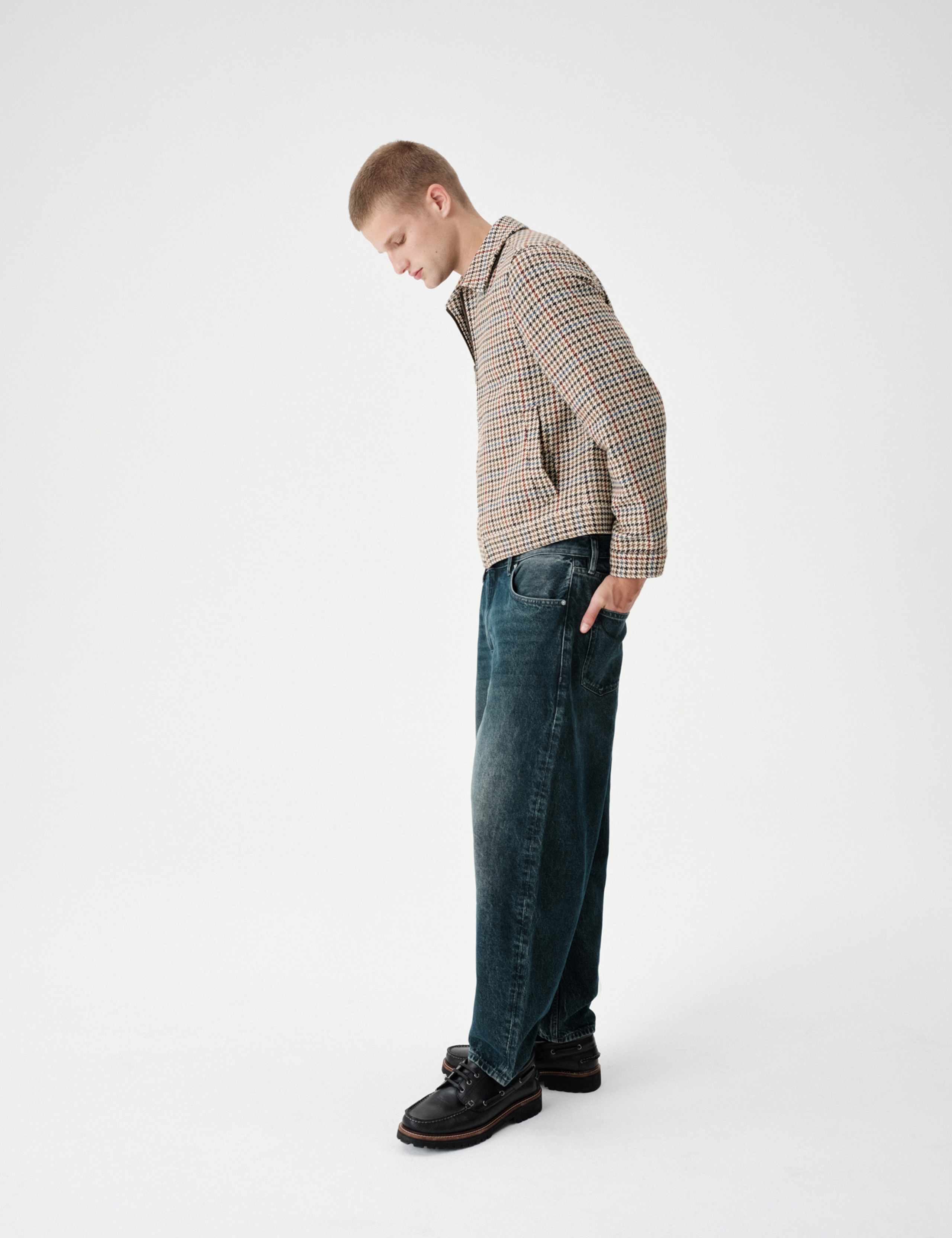 Wool Blend Houndstooth Jacket 3 of 5