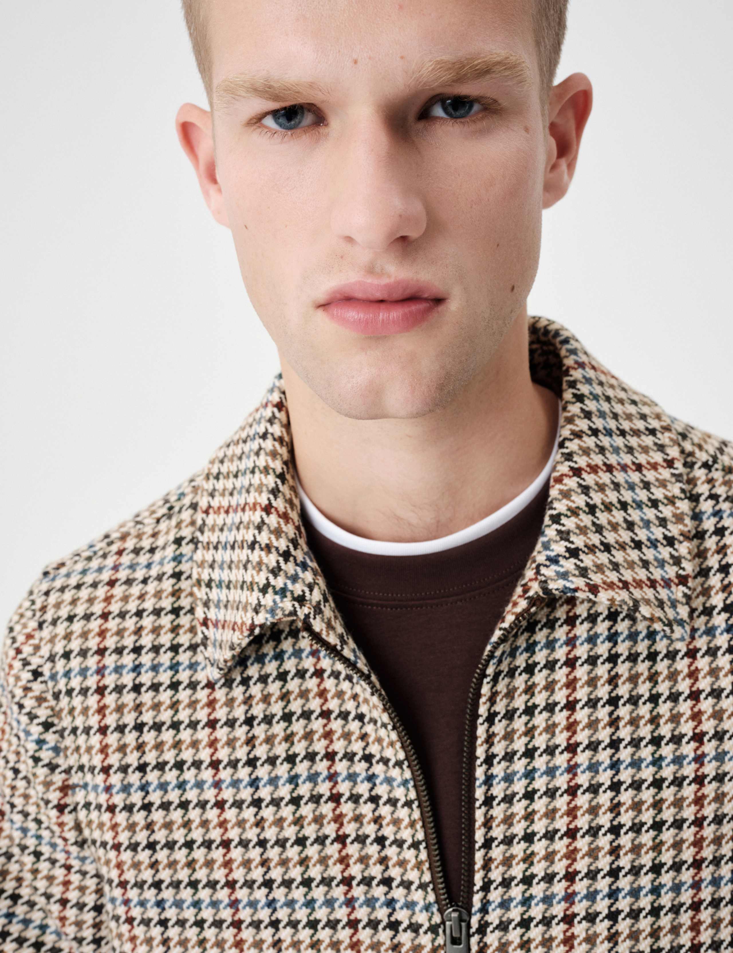 Wool Blend Houndstooth Jacket 4 of 5