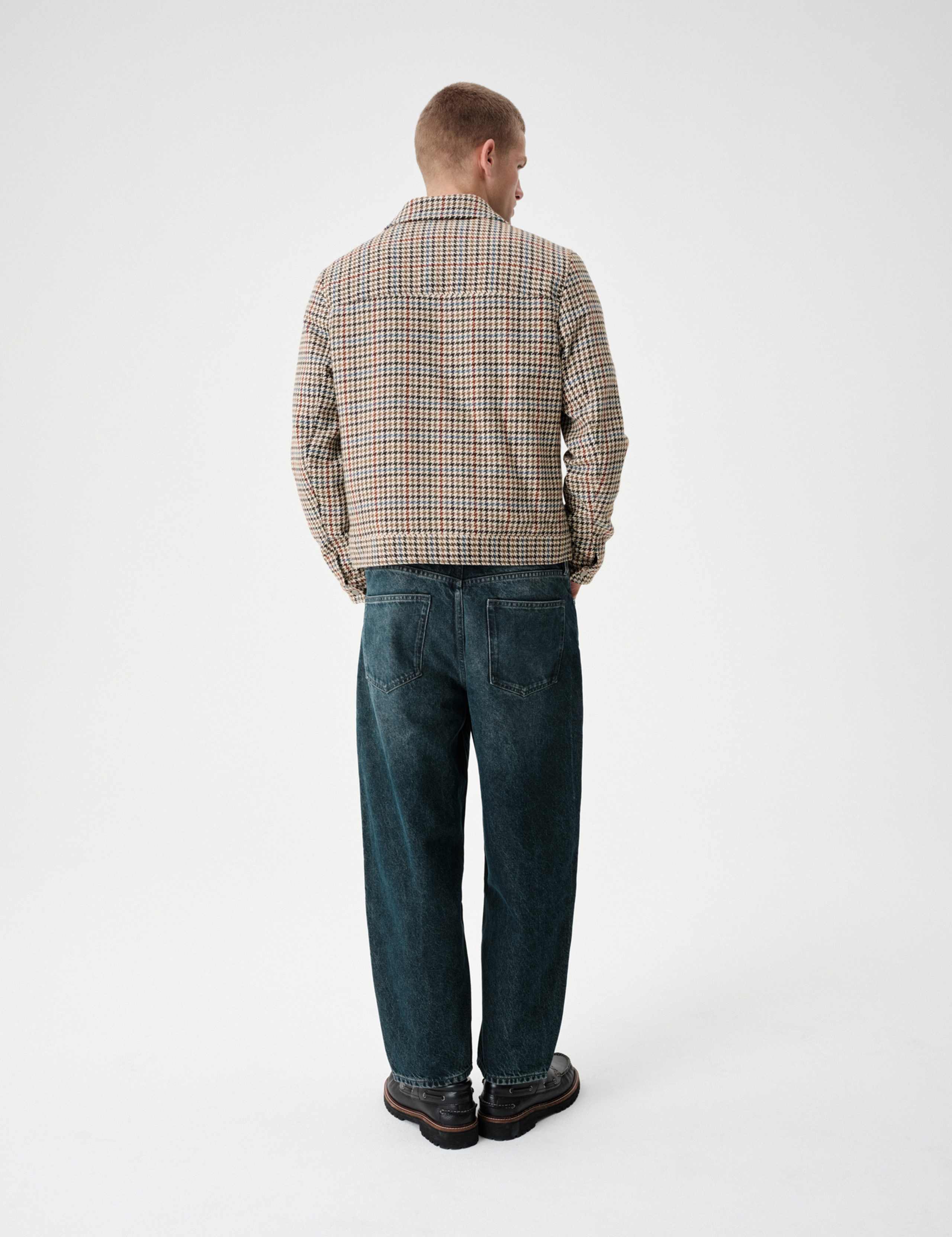 Wool Blend Houndstooth Jacket 5 of 5