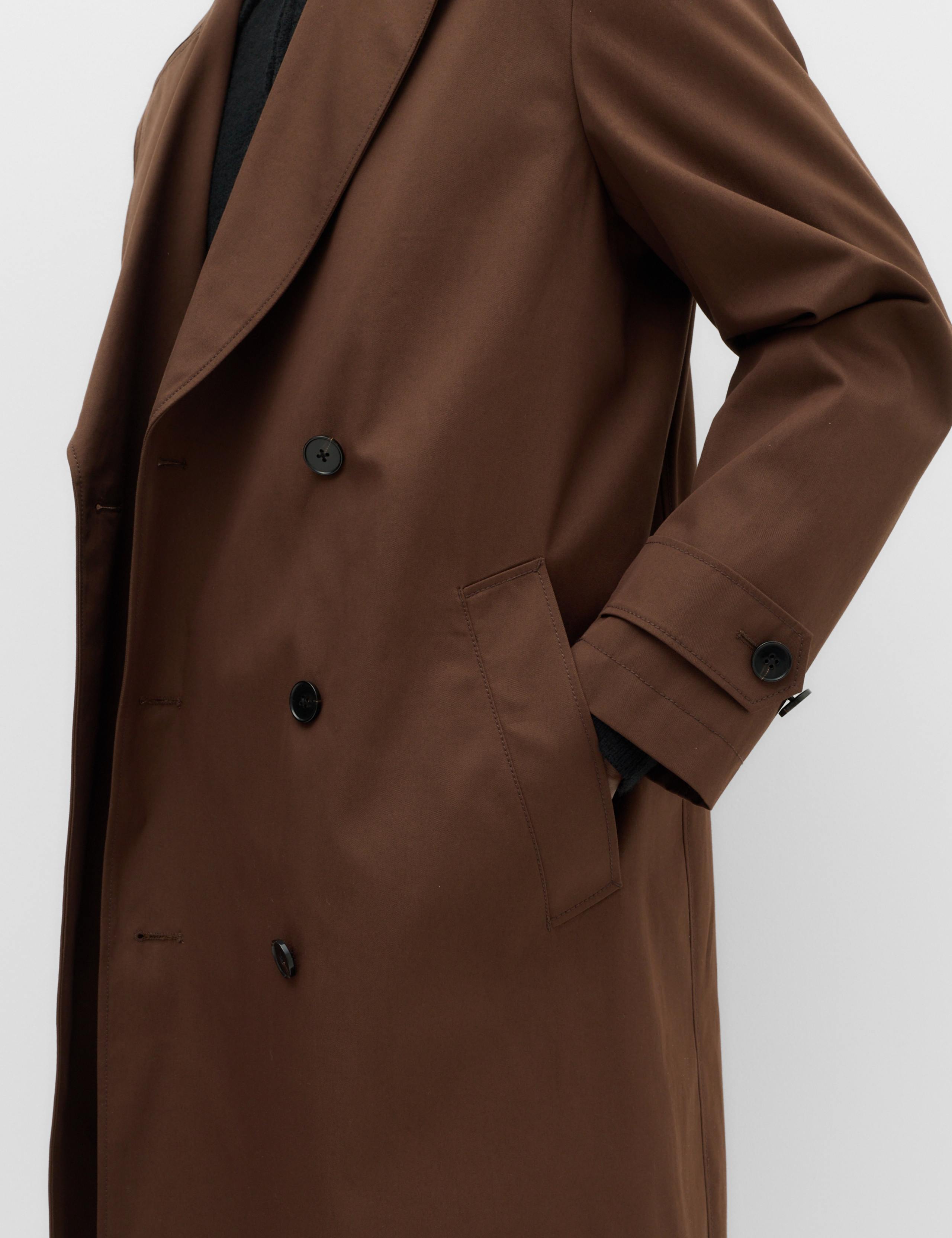 Pure Cotton Double Breasted Trench Coat 4 of 7