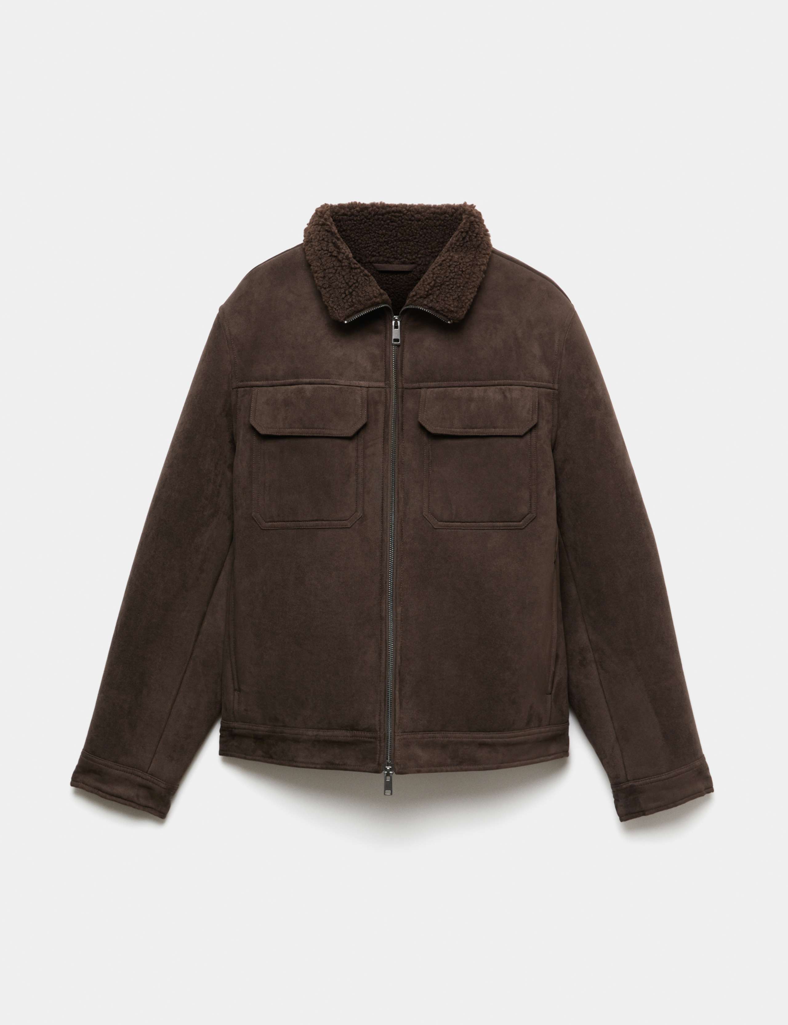 Faux Shearling Overshirt 2 of 7