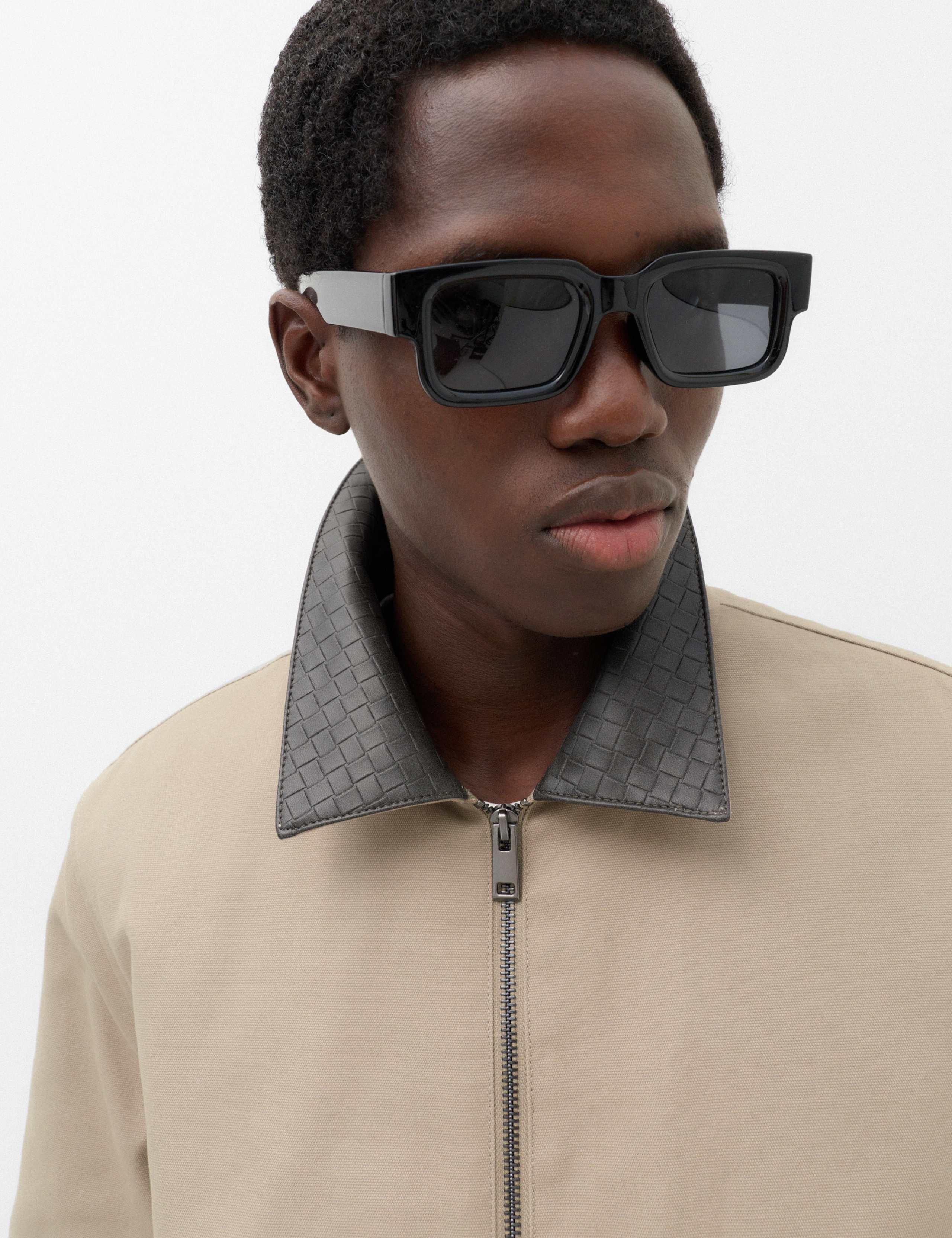 Pure Cotton Textured Harrington Jacket 3 of 6