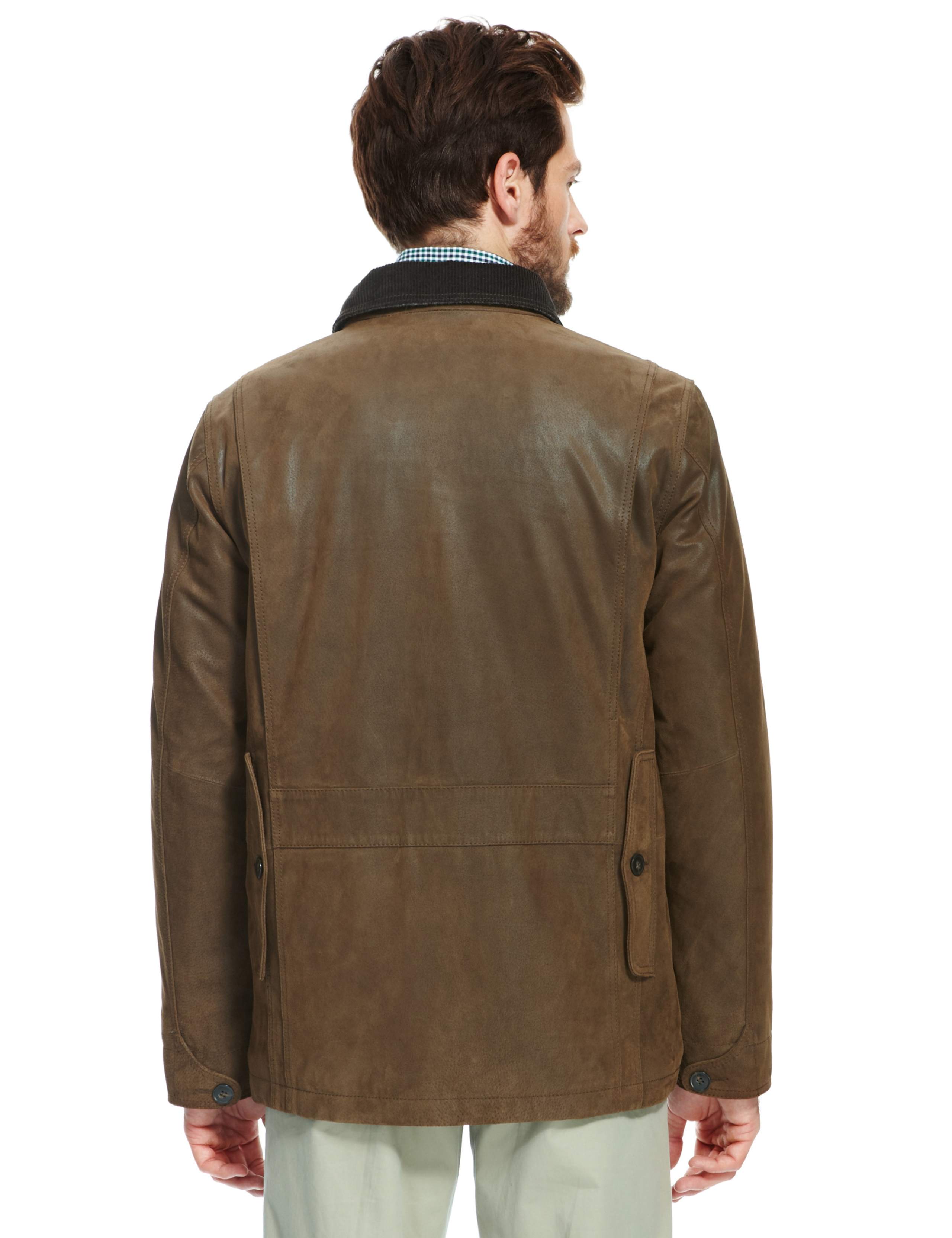 Leather Jacket with British Wool Lining 4 of 8