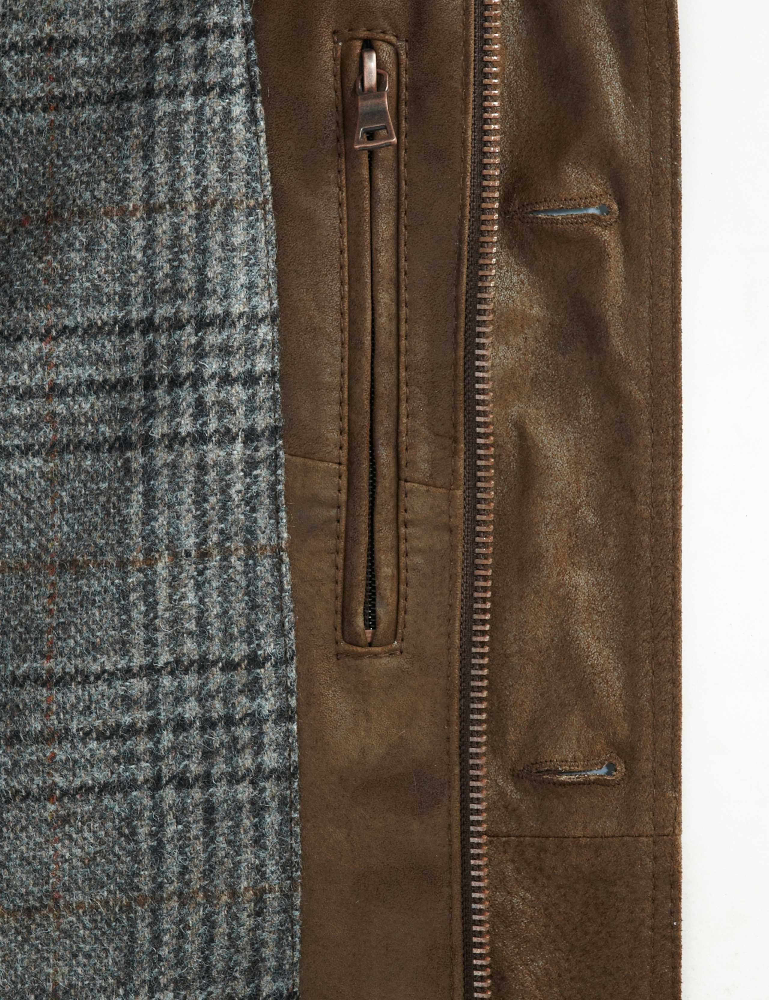 Leather Jacket with British Wool Lining 6 of 8