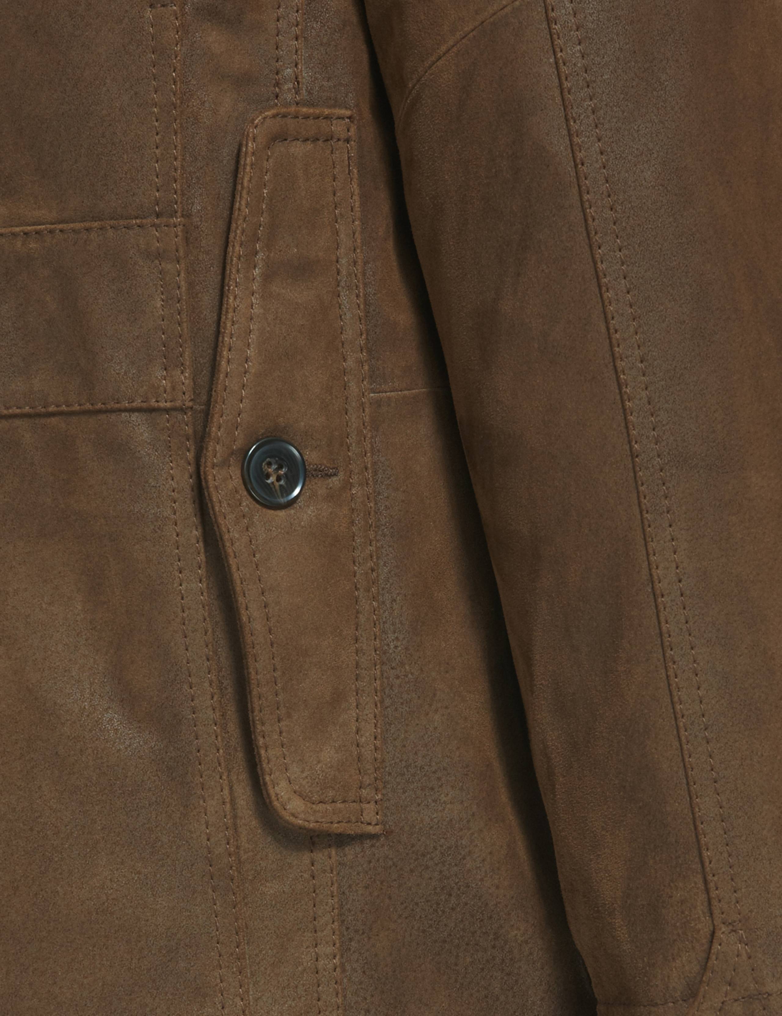 Leather Jacket with British Wool Lining 7 of 8