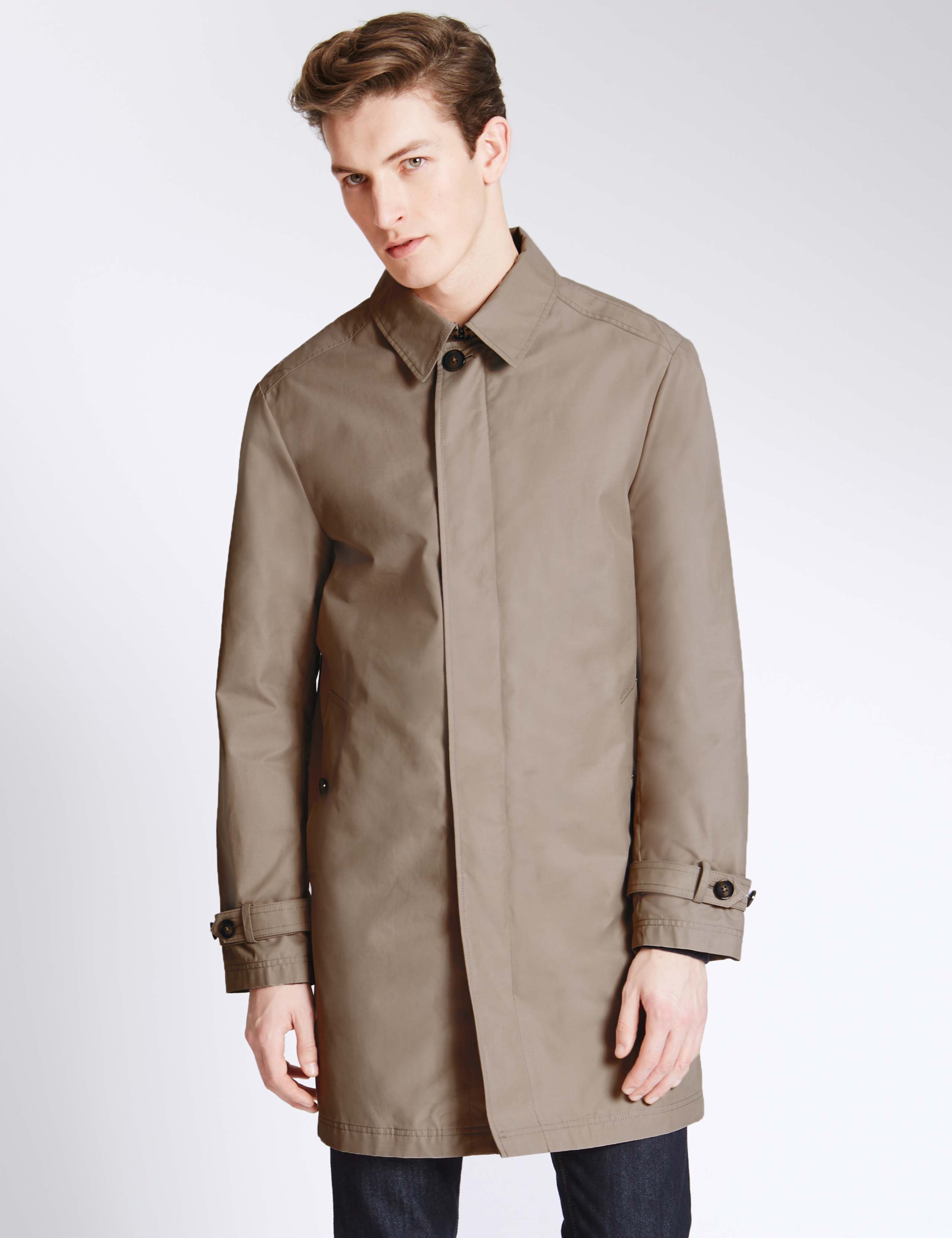 Collared Neck Mac with Stormwear™ 1 of 7