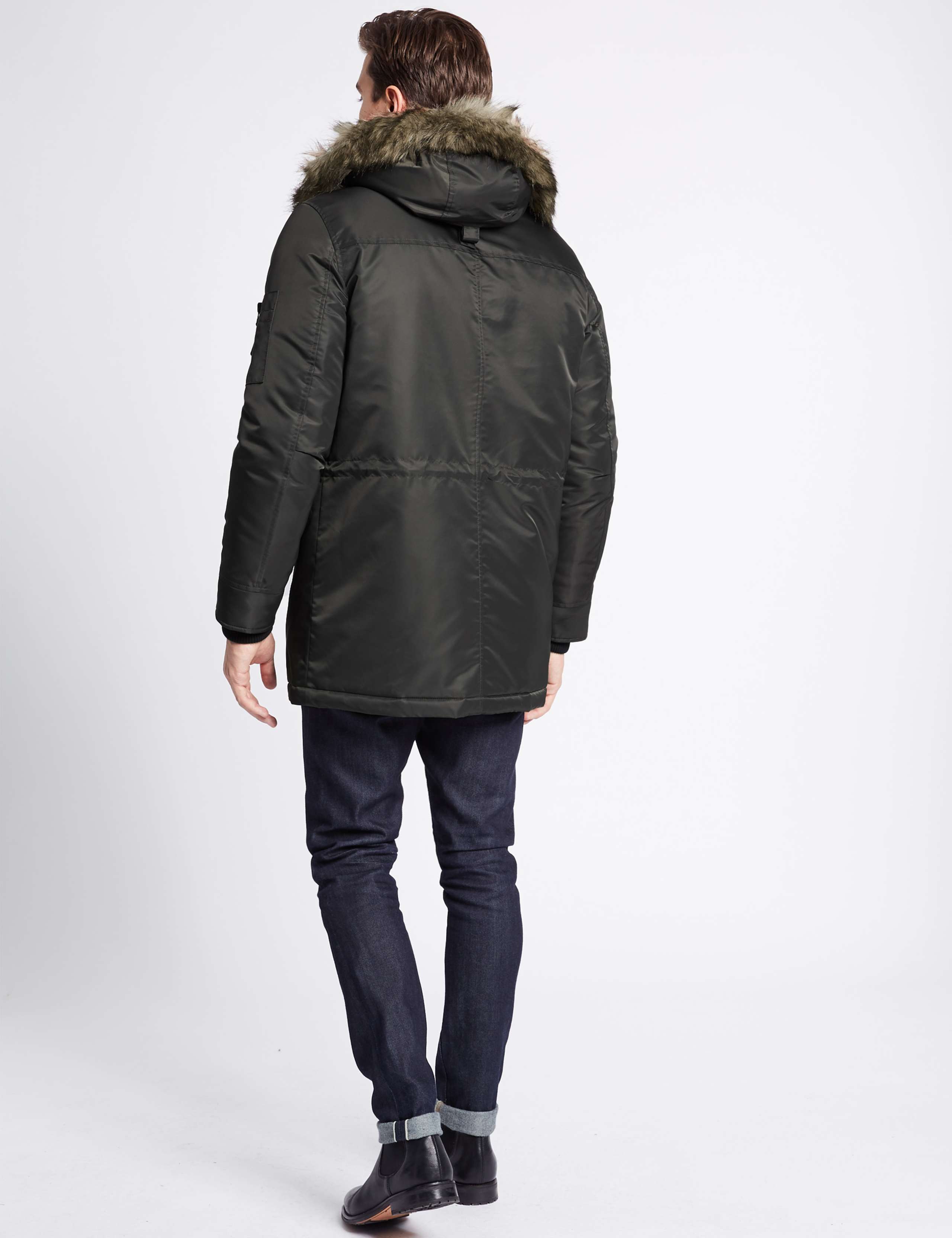 Faux Fur Parka Coat 5 of 6