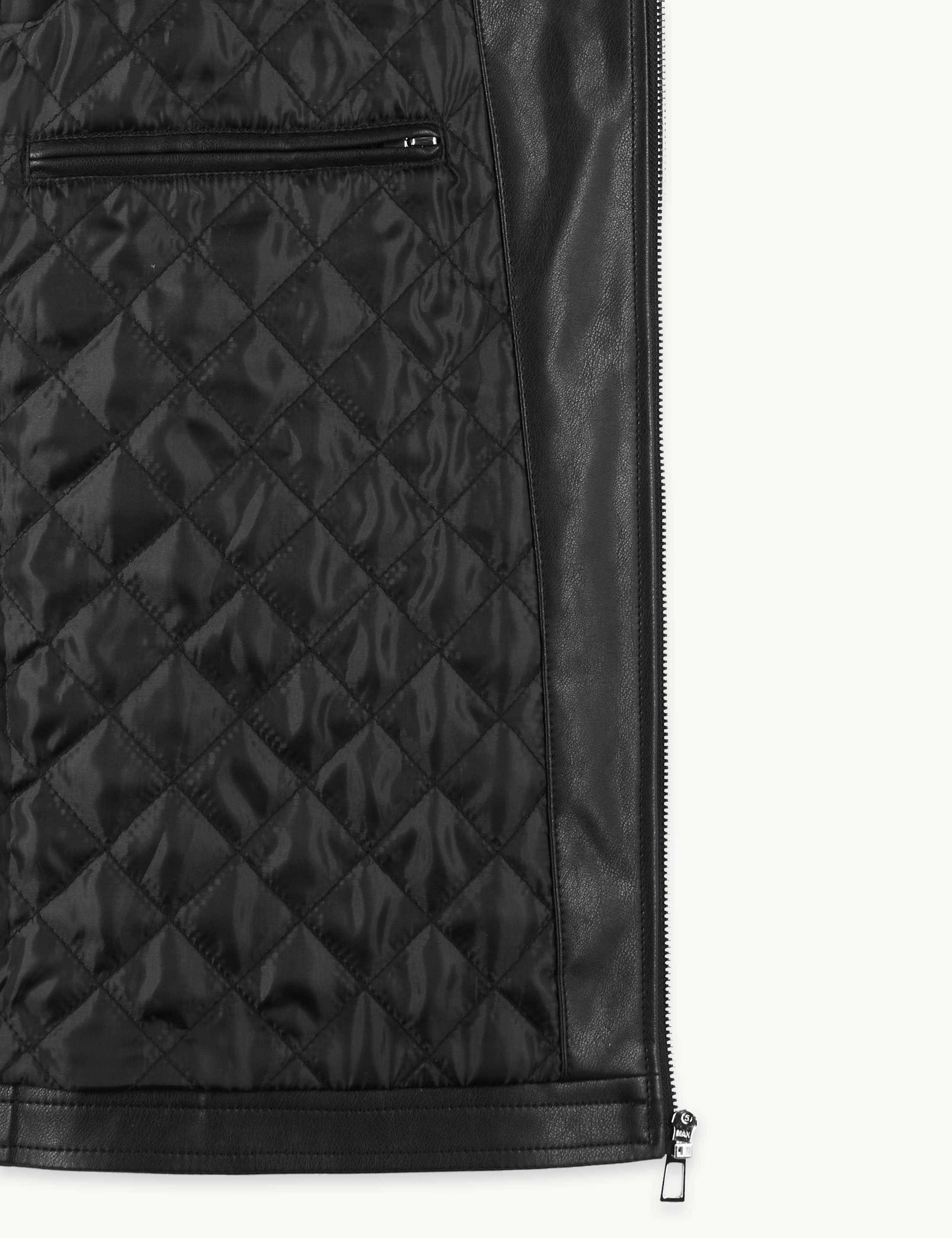 Faux Leather Biker Jacket 7 of 7
