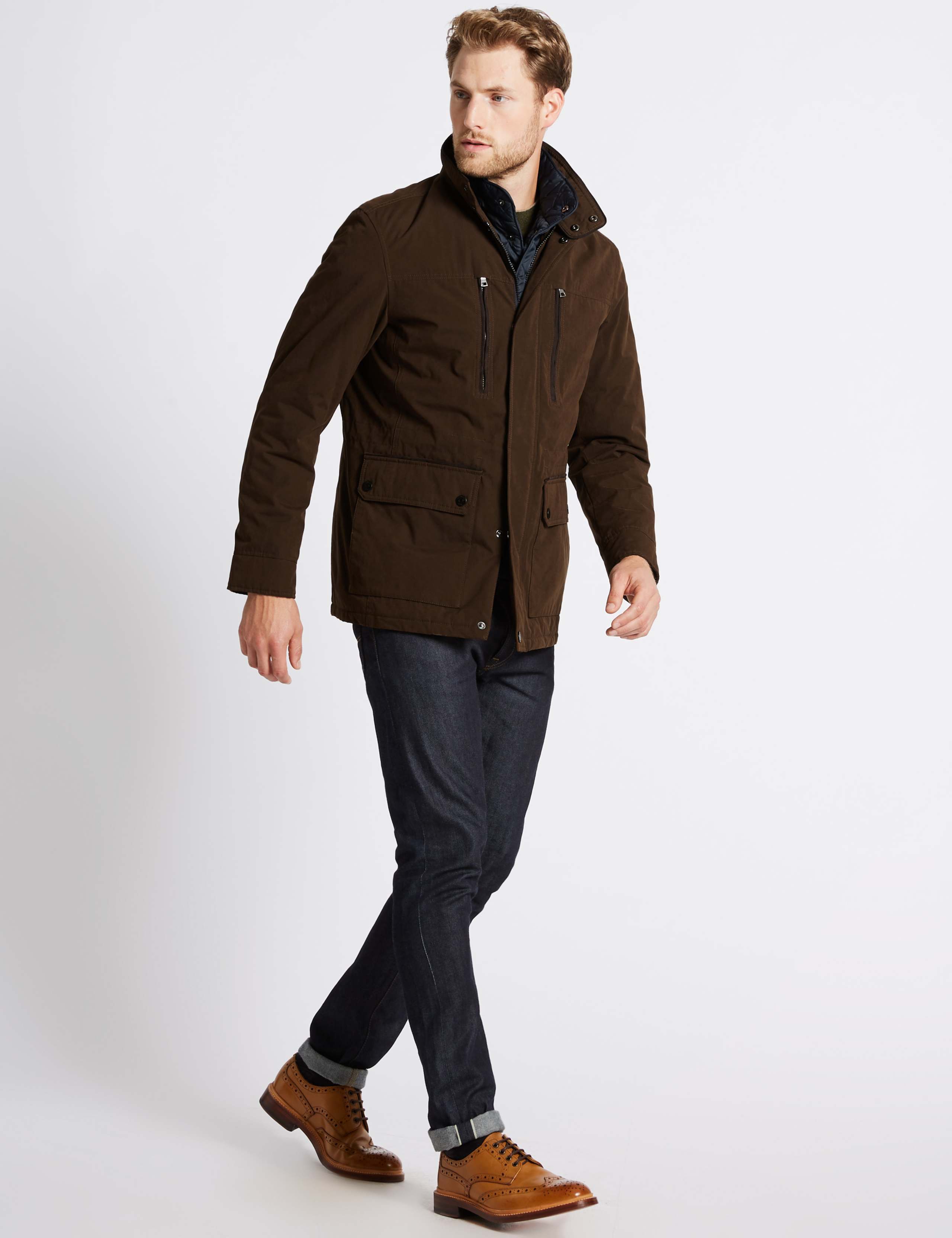 Cotton Blend Jacket with Stormwear™ 2 of 7