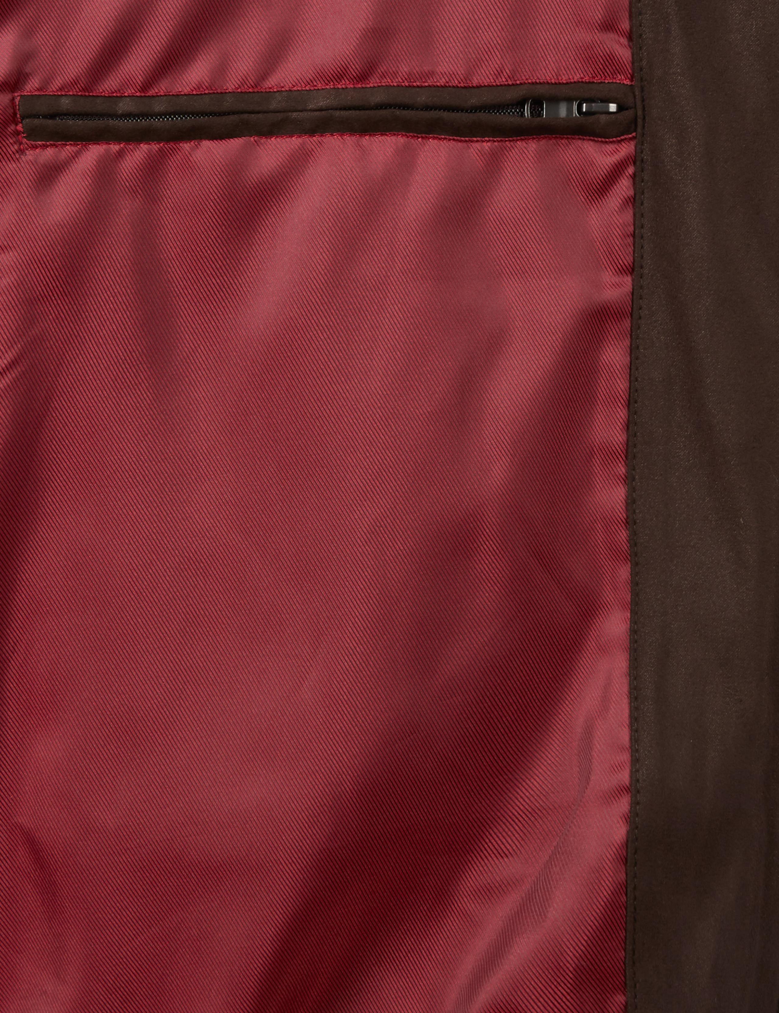 Faux Suede Bomber Jacket 6 of 6