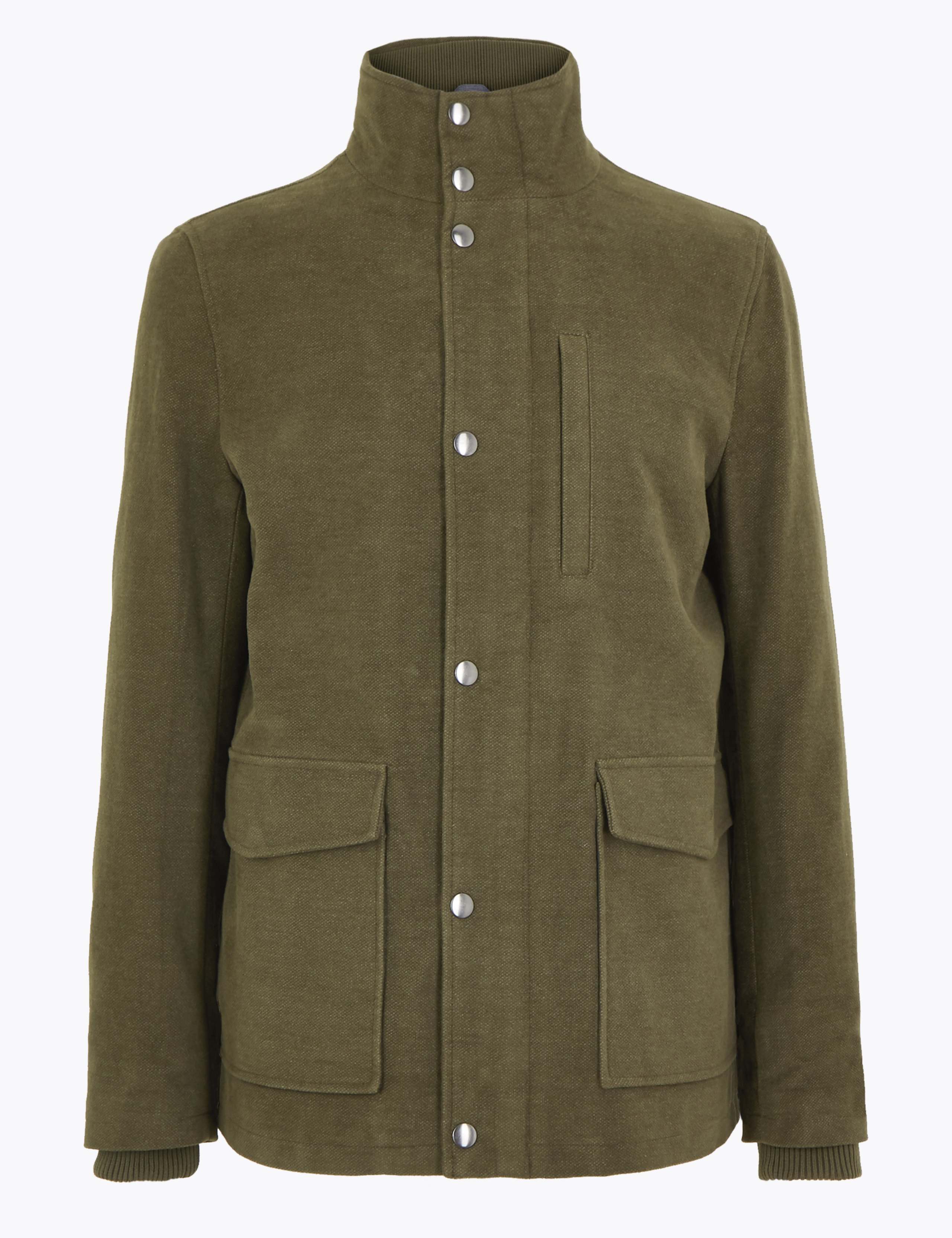 Cotton Rich Italian Moleskin Coat 2 of 7