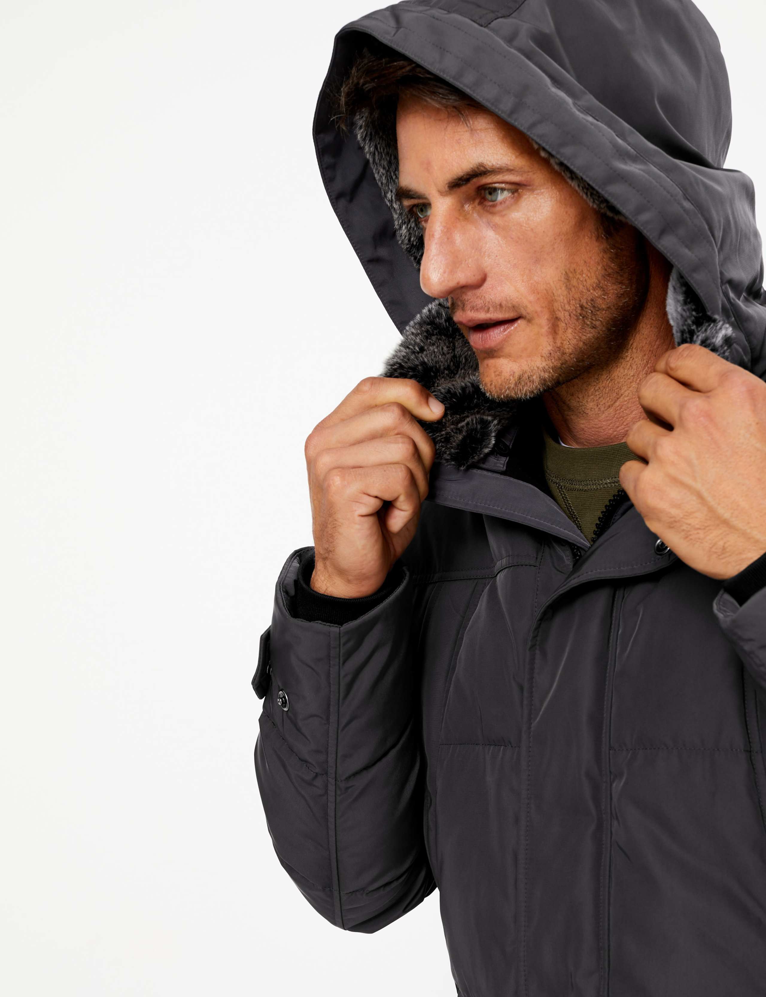 Winter Down Filled Hooded Parka 1 of 7