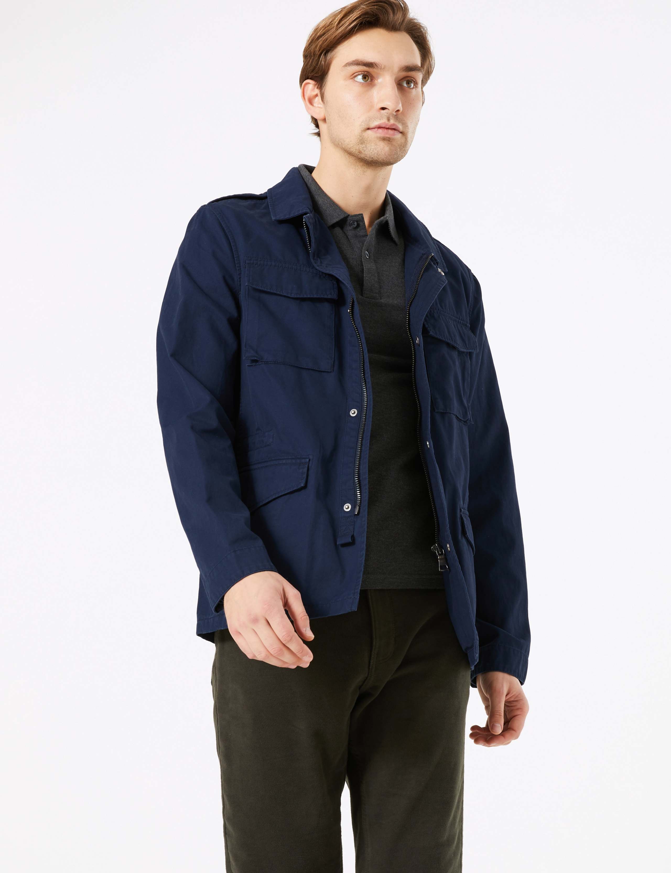 Cotton Utility Jacket 1 of 7