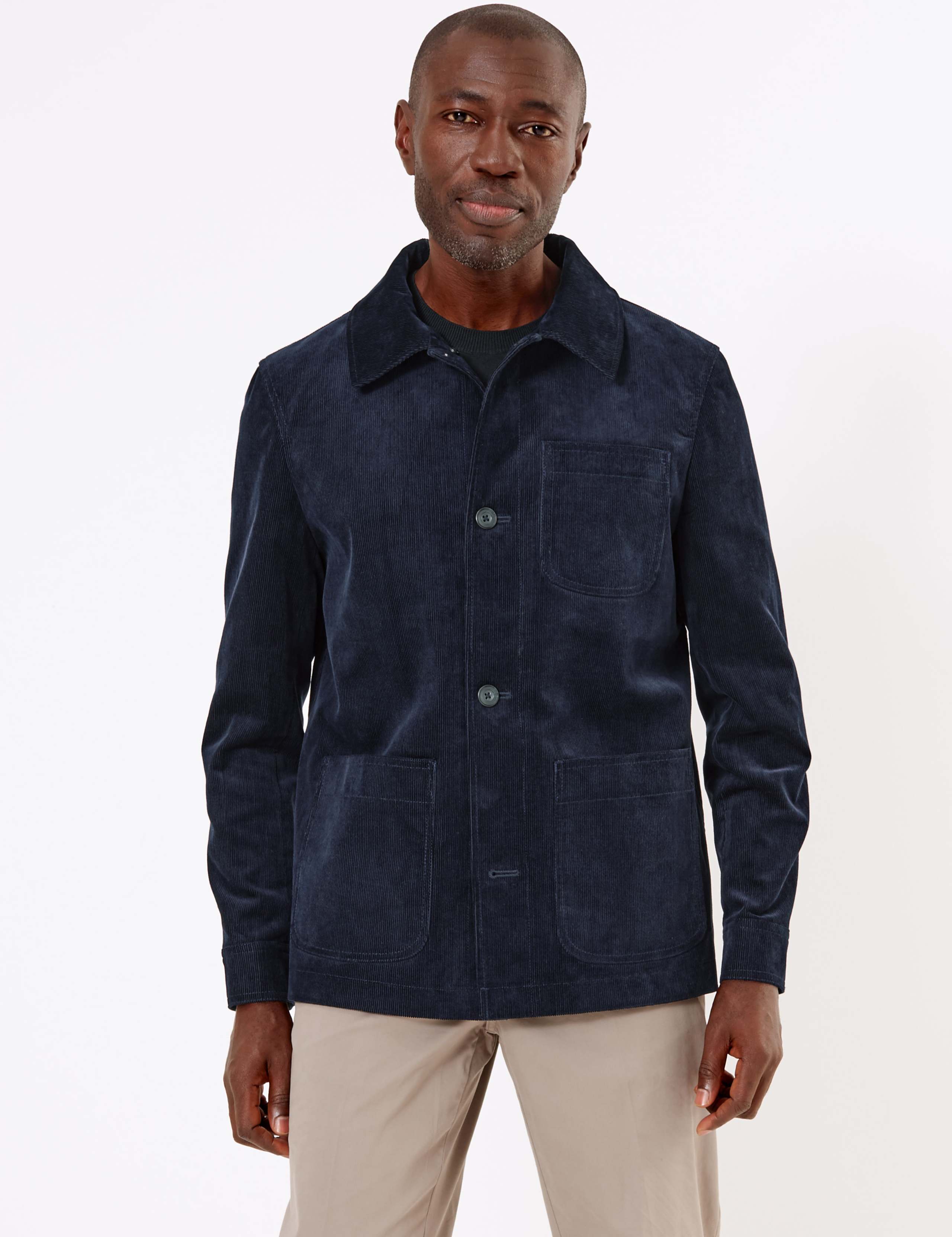 Pure Cotton Corduroy Utility Jacket 1 of 5
