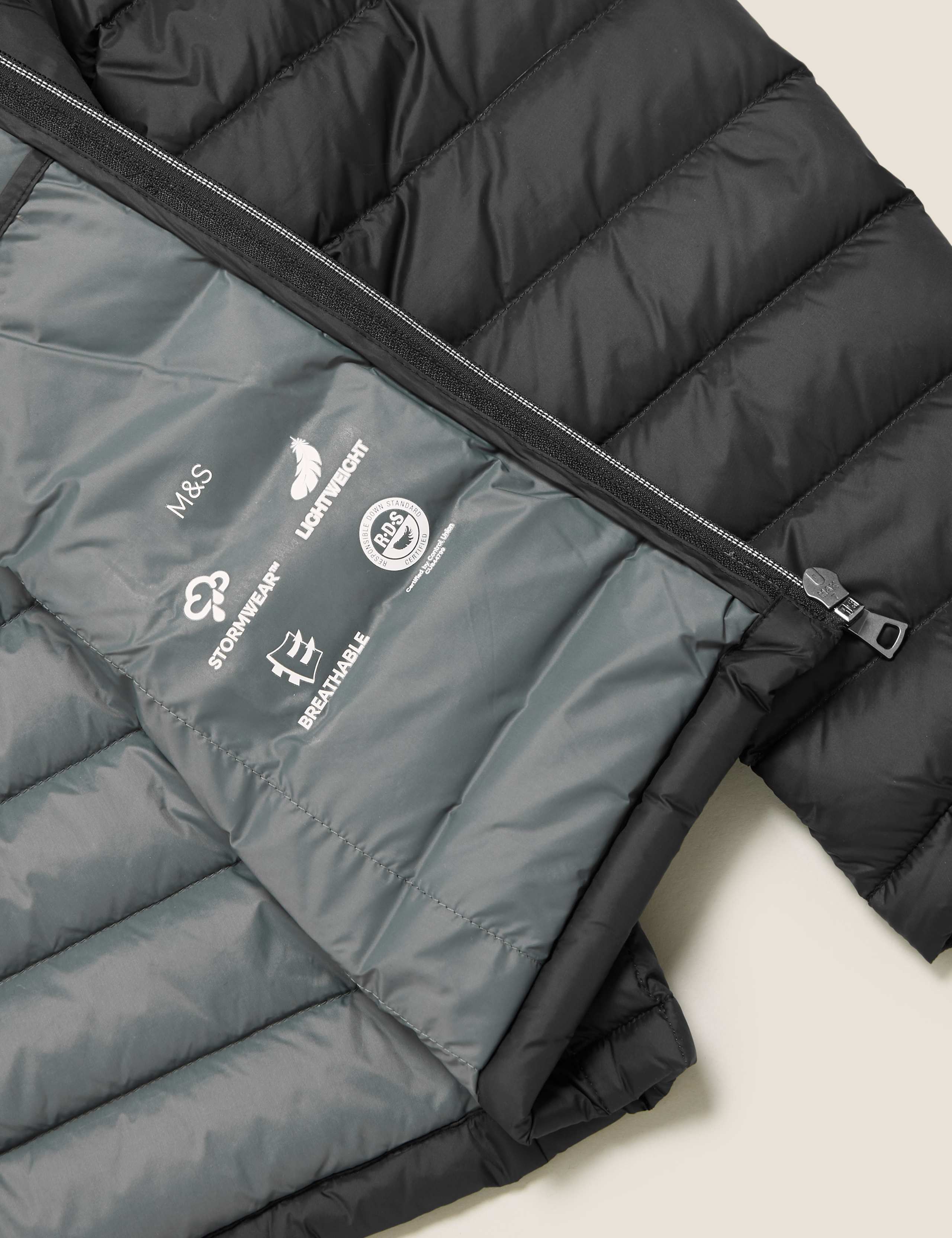 Feather and Down Hooded Jacket 8 of 11