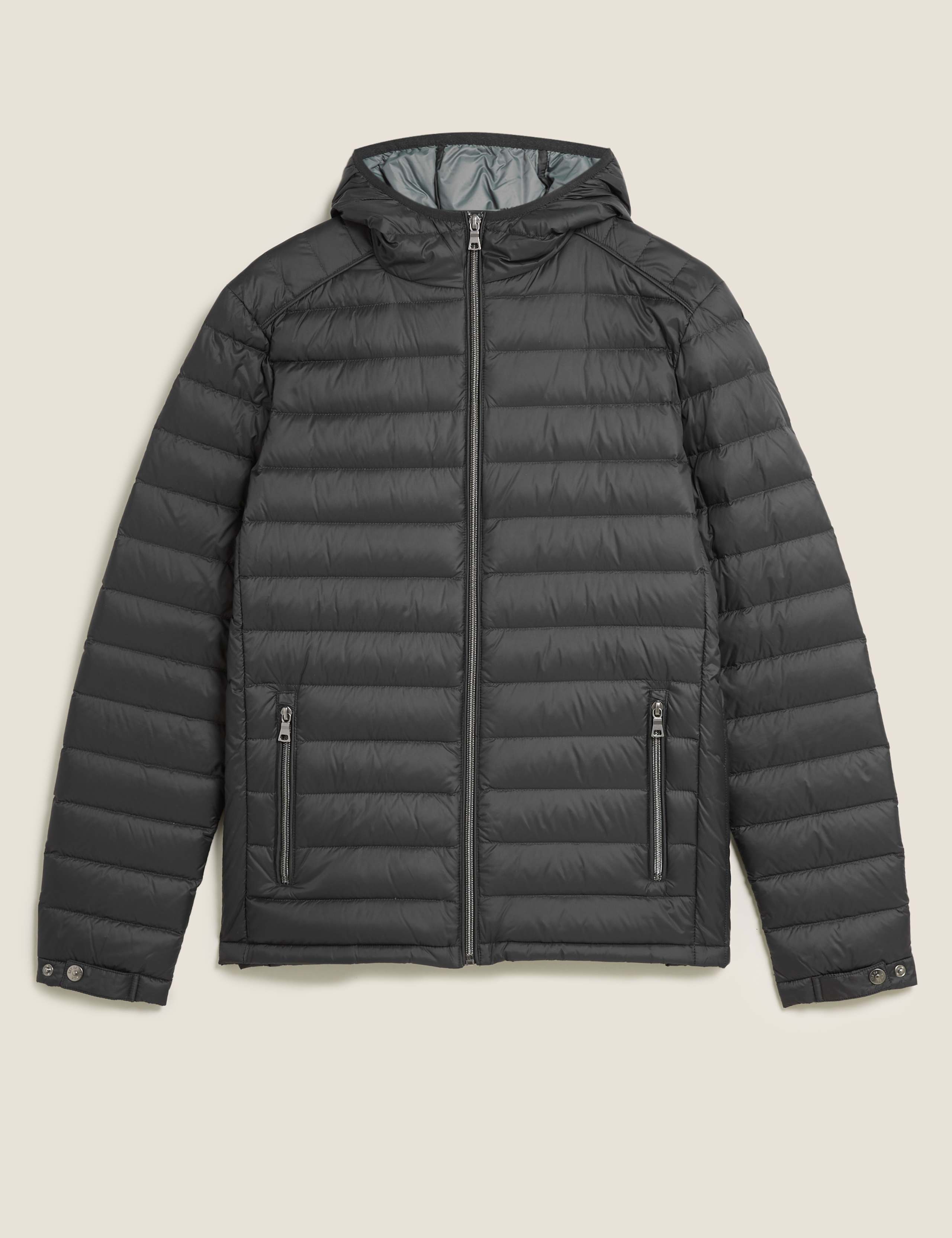 Feather and Down Hooded Jacket 2 of 11