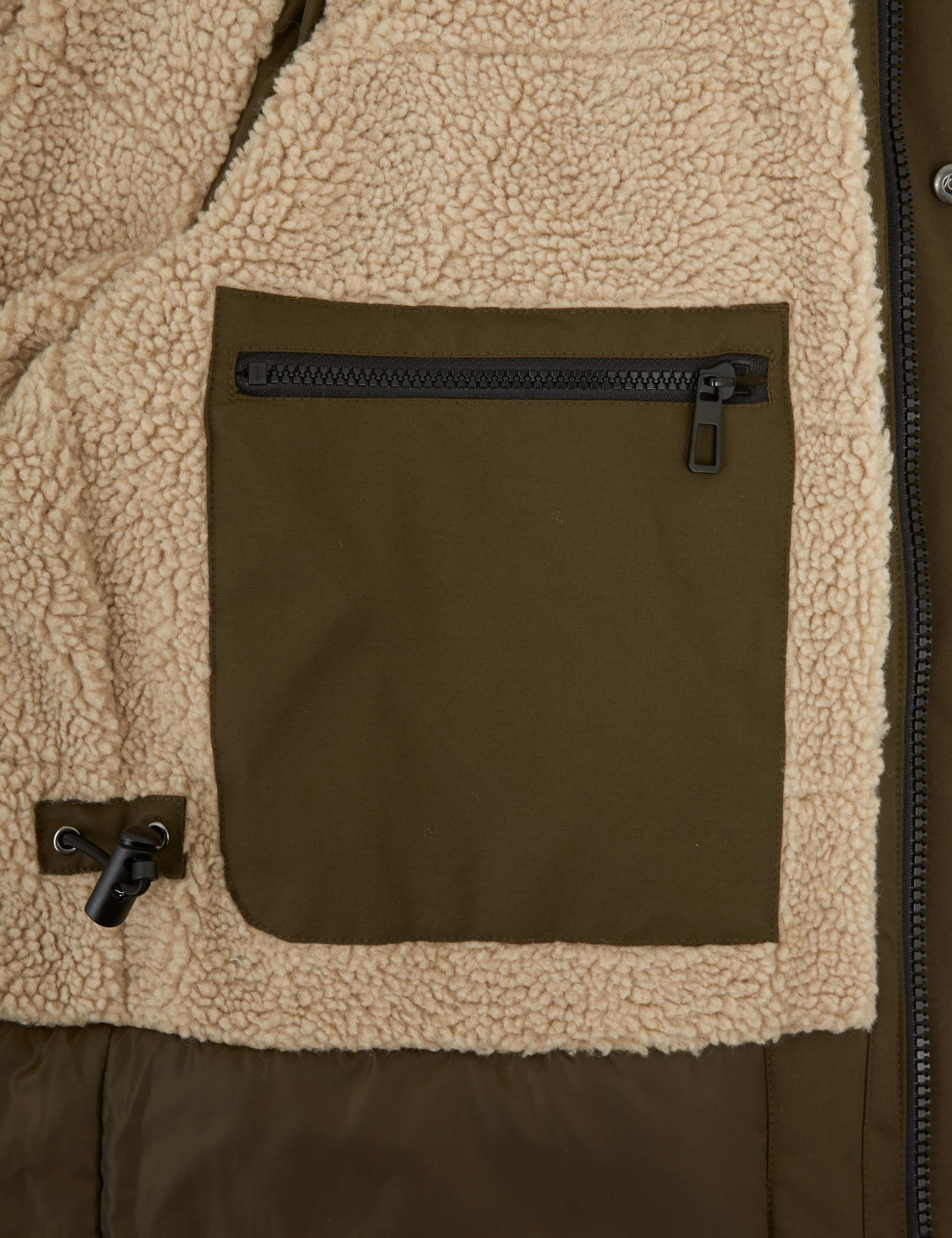 Cotton Borg Lined Parka Jacket 7 of 8