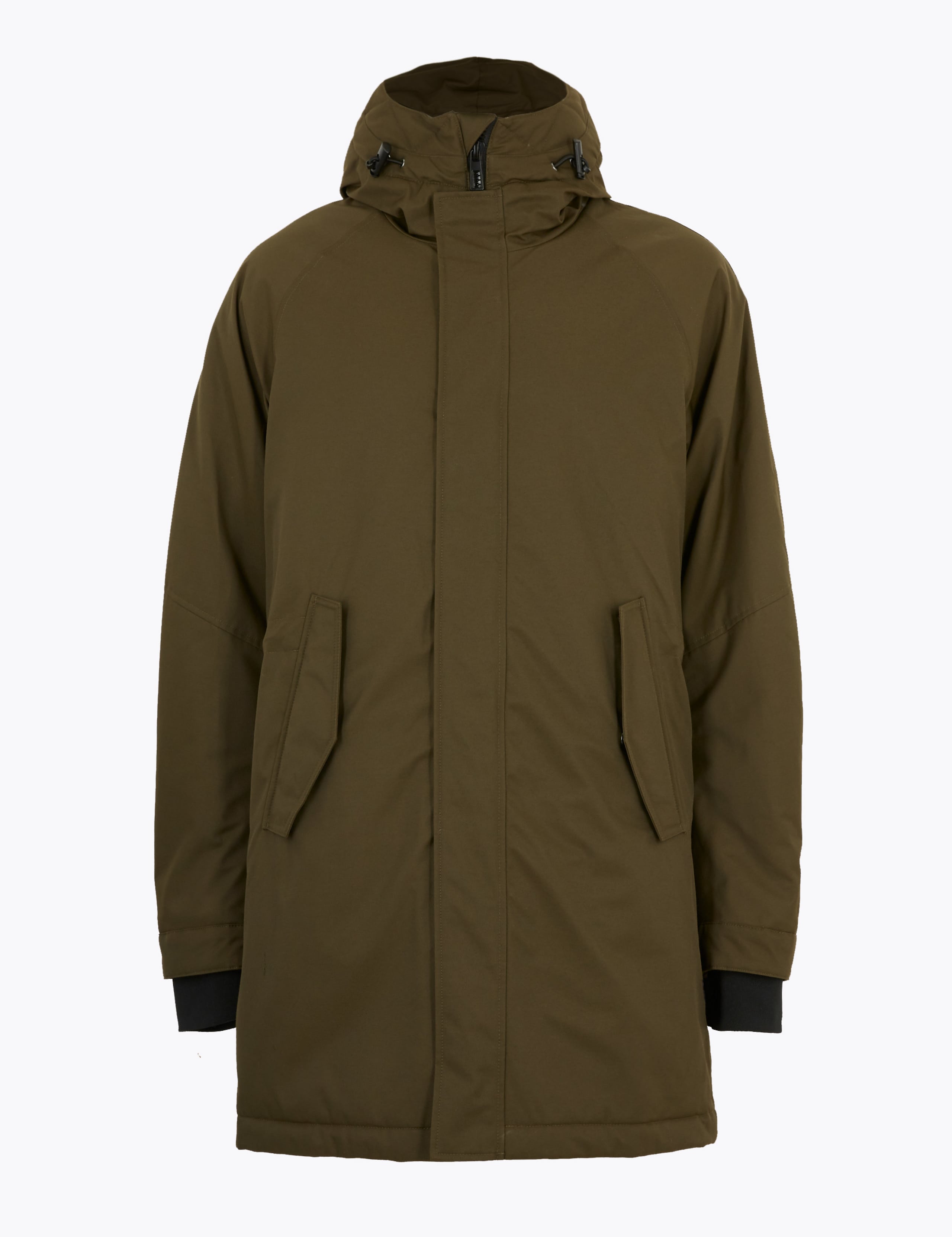 Cotton Borg Lined Parka Jacket 2 of 8