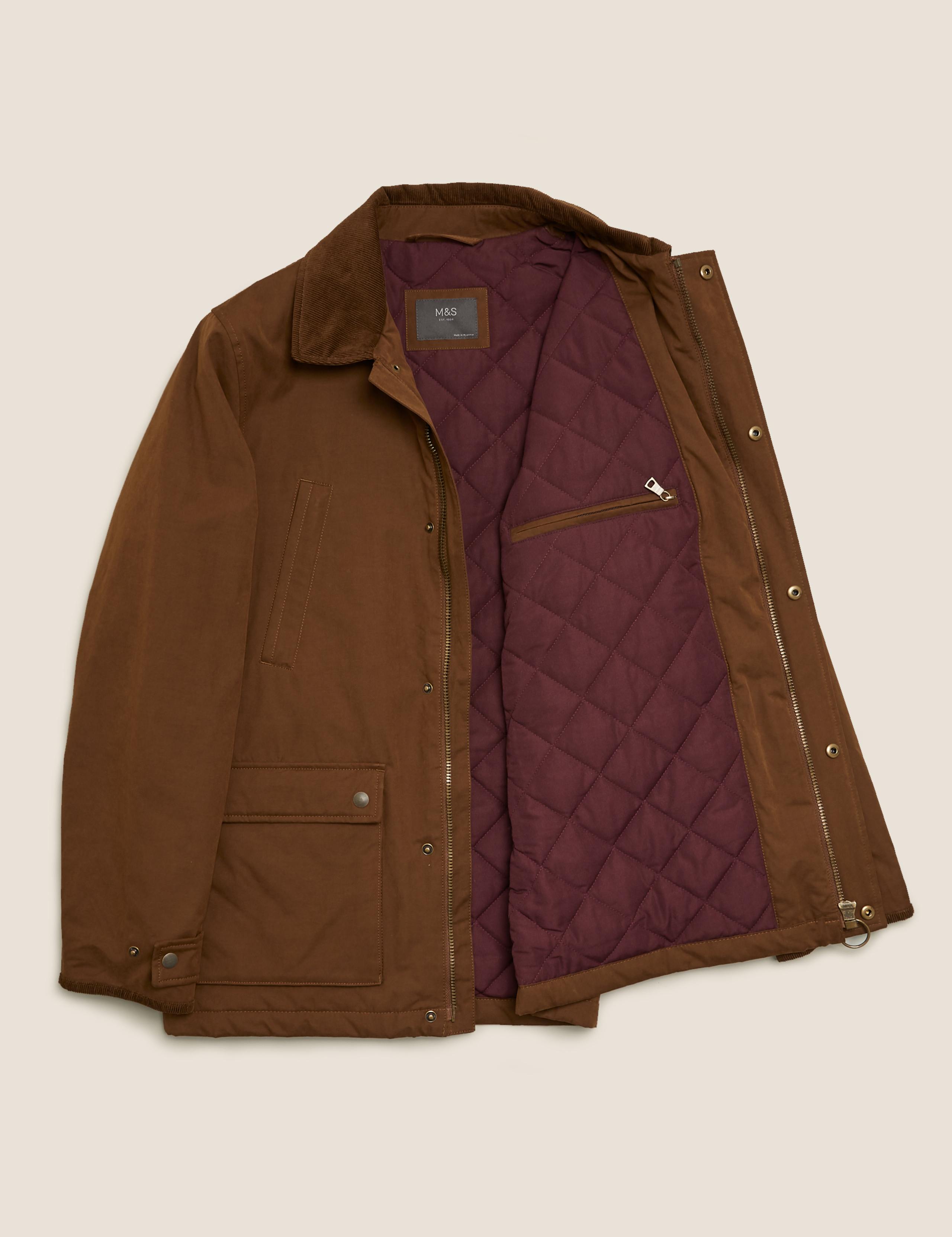 Cotton Country Parka Jacket with Stormwear™ M&S Collection M&S IE