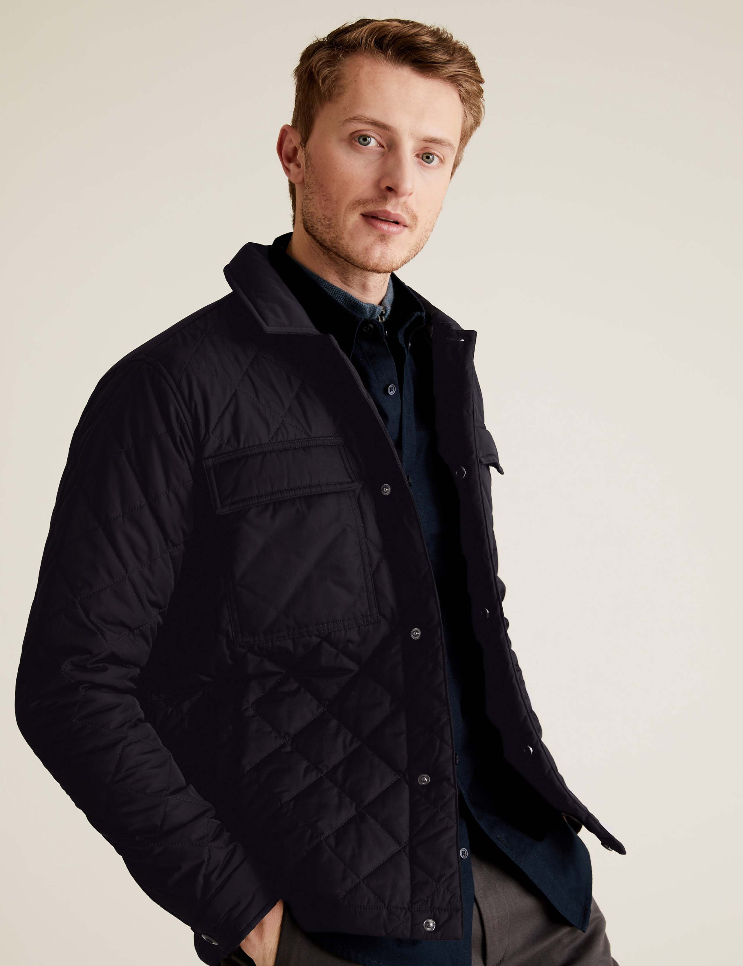 Quilted Shirt Jacket 1 of 9