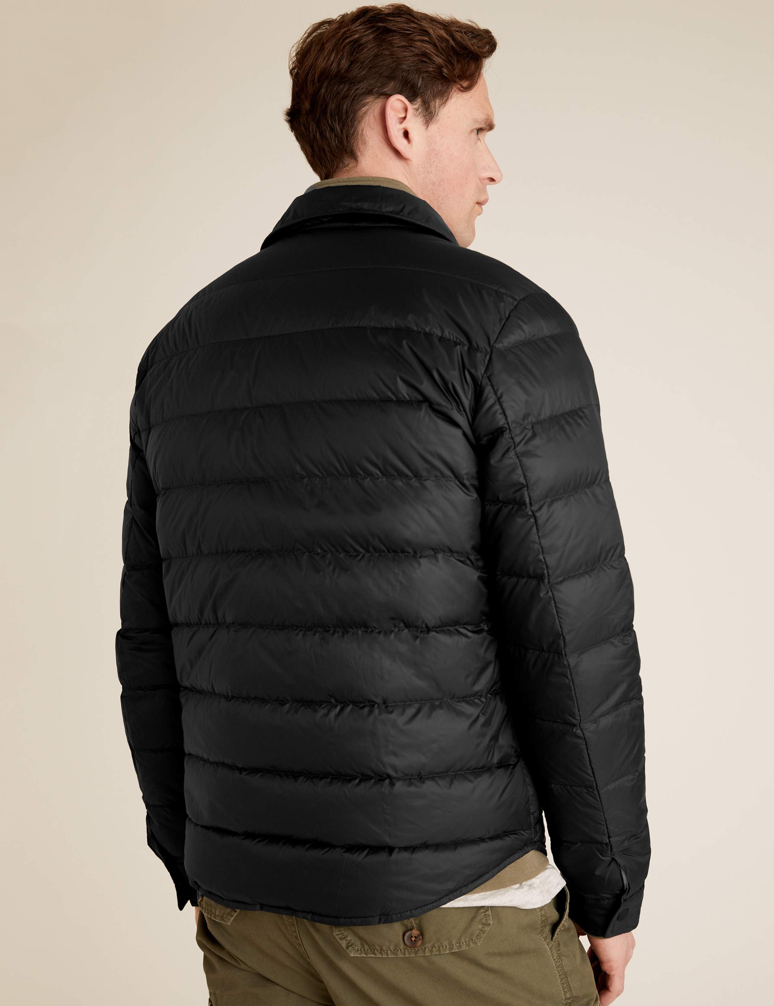 Feather and Down Shirt Jacket 4 of 8