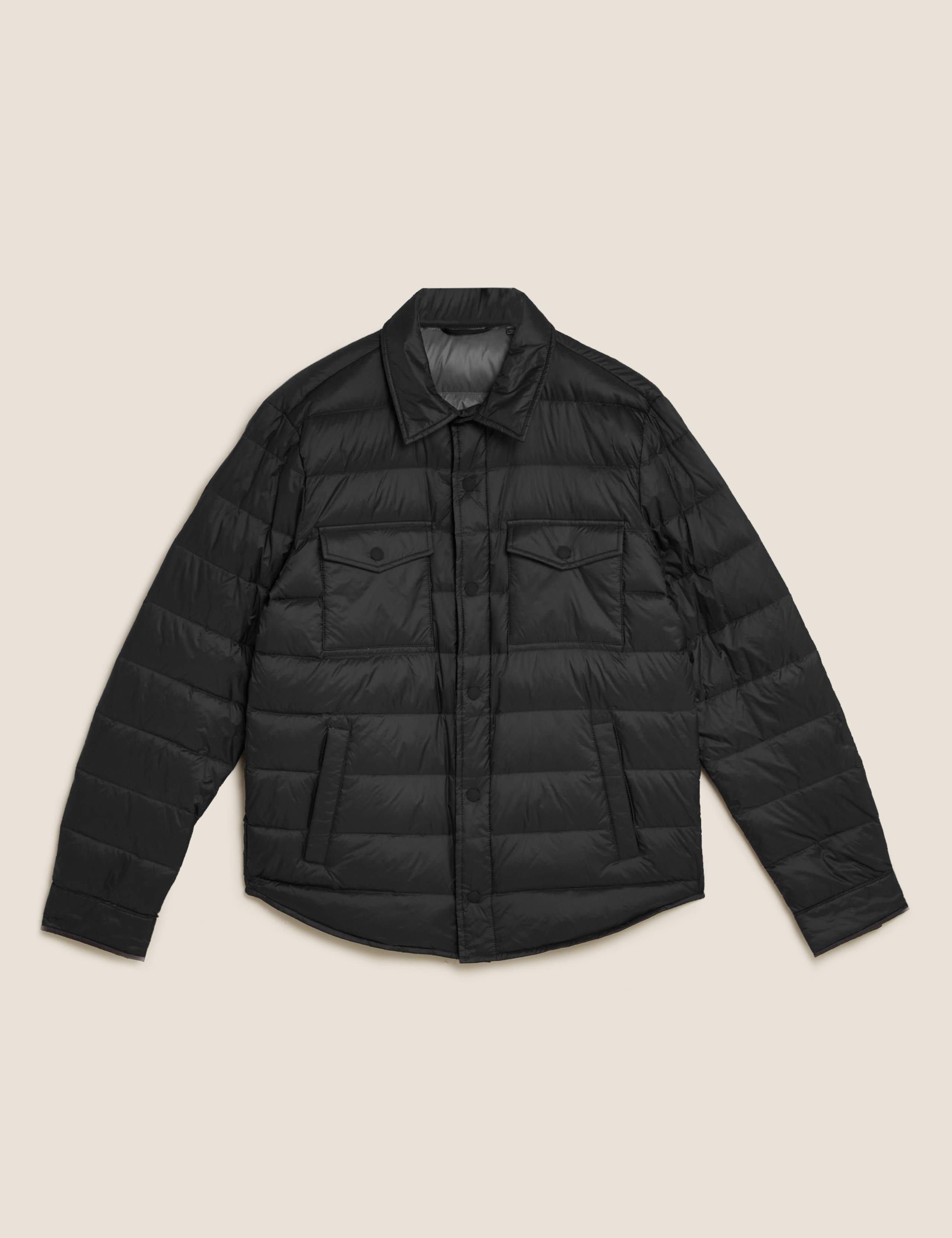 Feather and Down Shirt Jacket 2 of 8