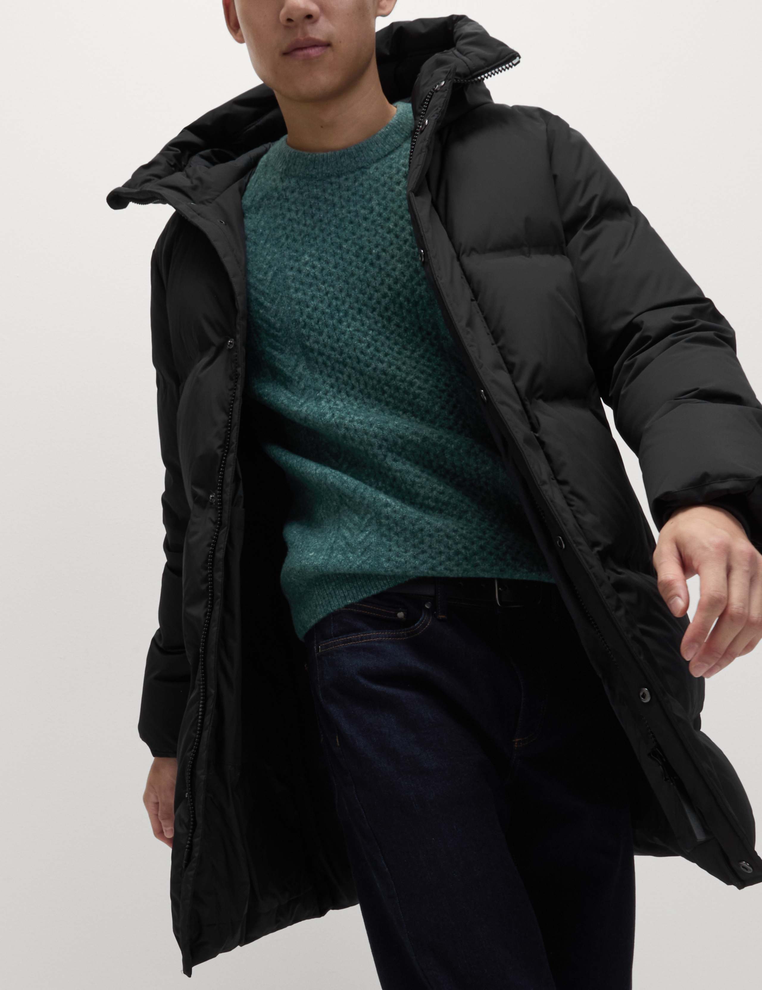 Feather and Down Hooded Puffer Jacket with Stormwear™ 6 of 8
