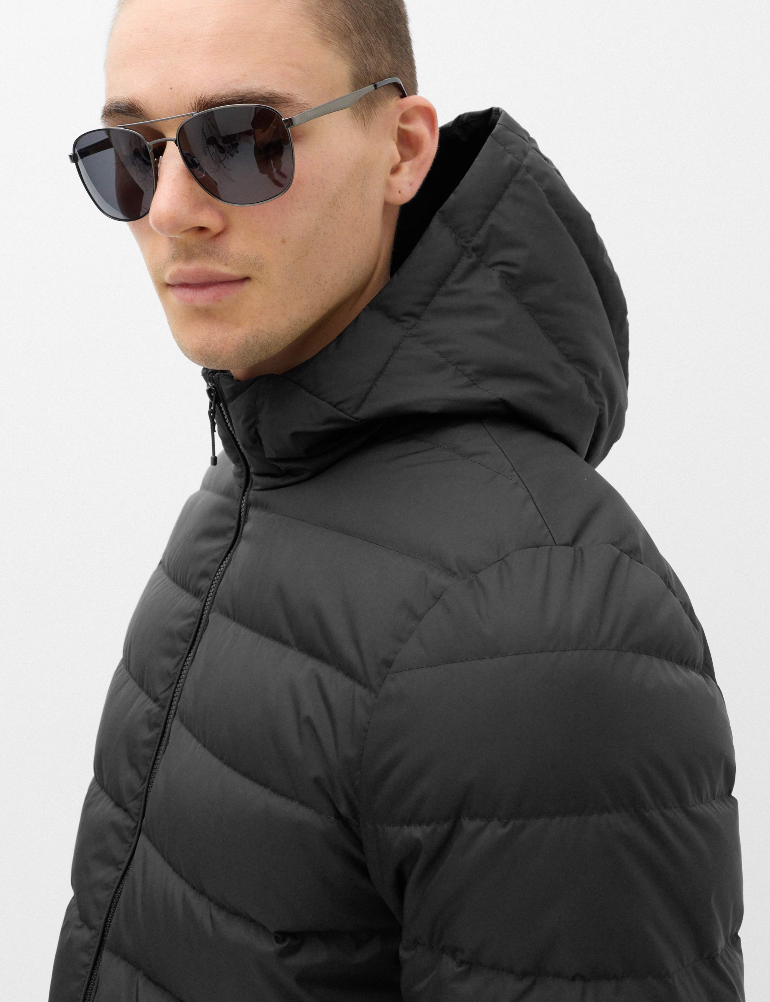 Feather and Down Hooded Puffer Jacket 3 of 7