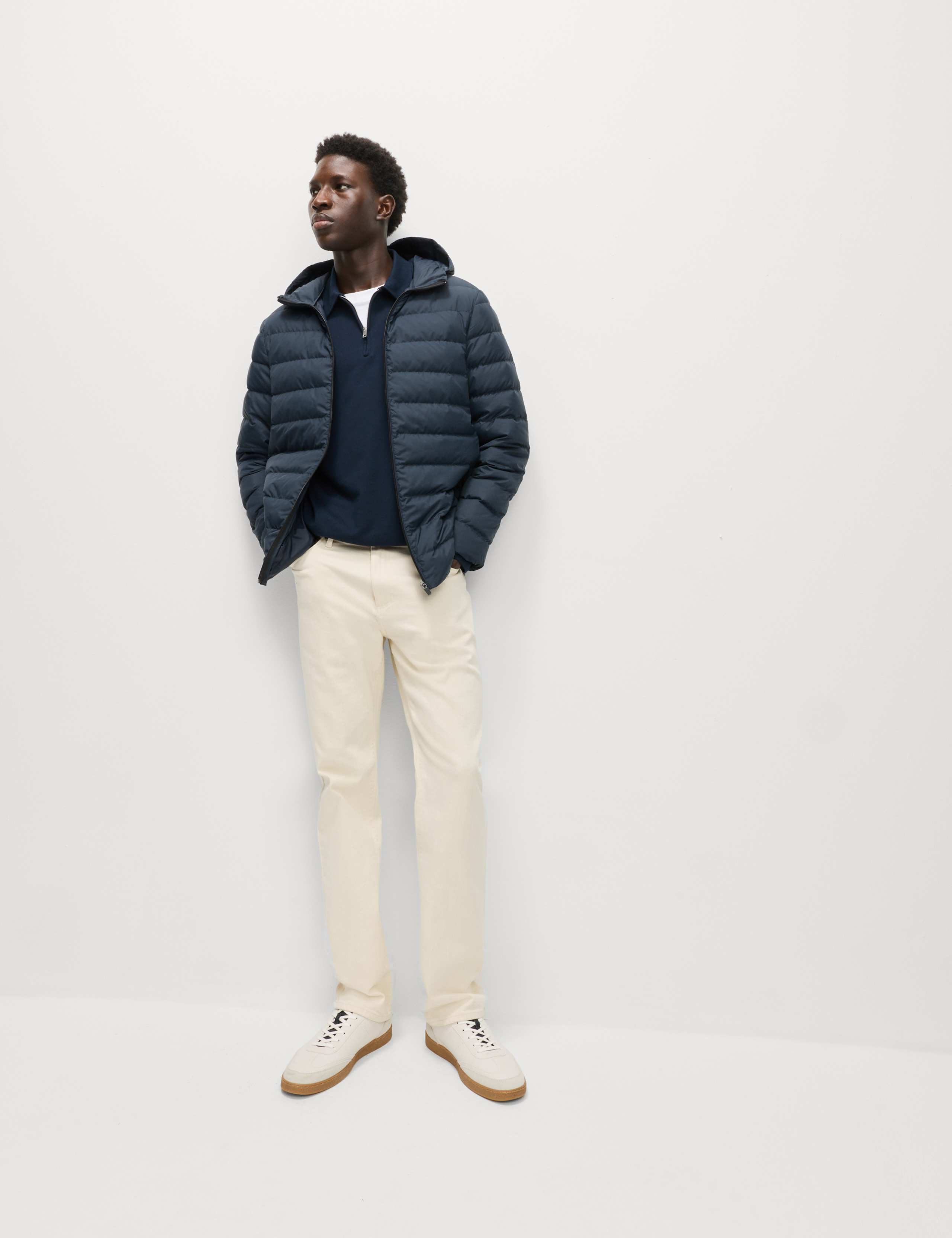 Lightweight Feather & Down Padded Jacket 1 of 9