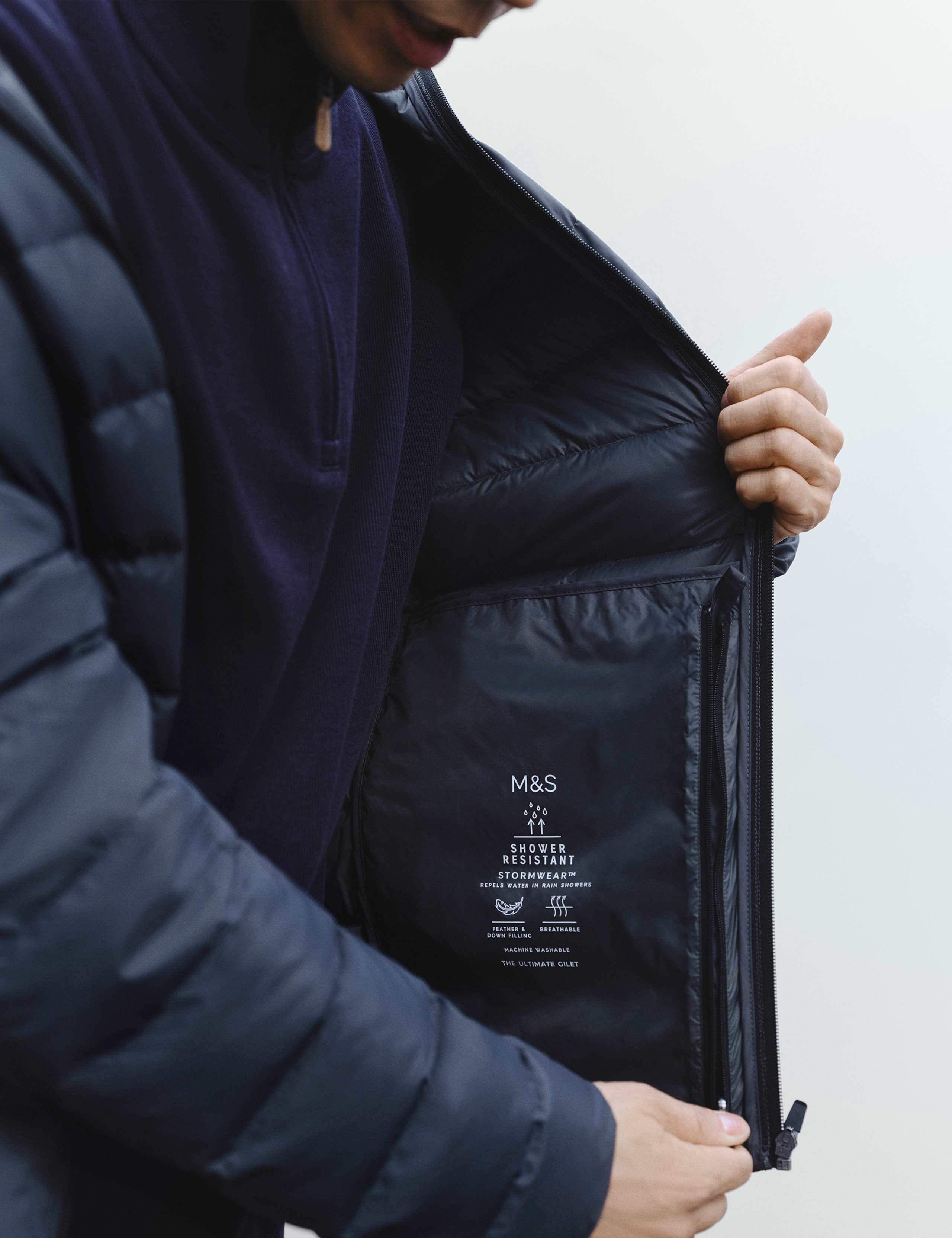 Lightweight Feather & Down Padded Jacket 9 of 9