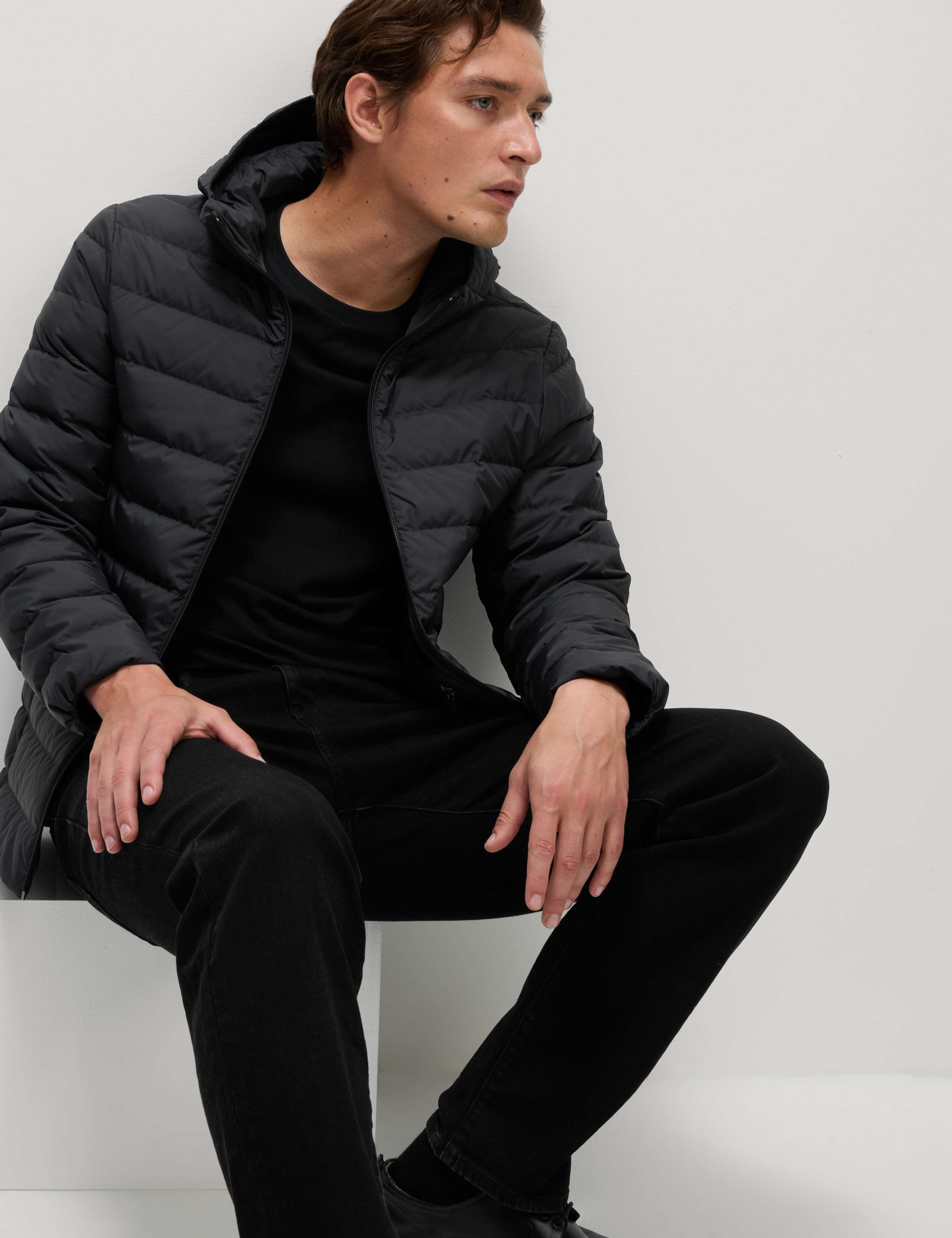 Lightweight Feather & Down Padded Jacket 1 of 10