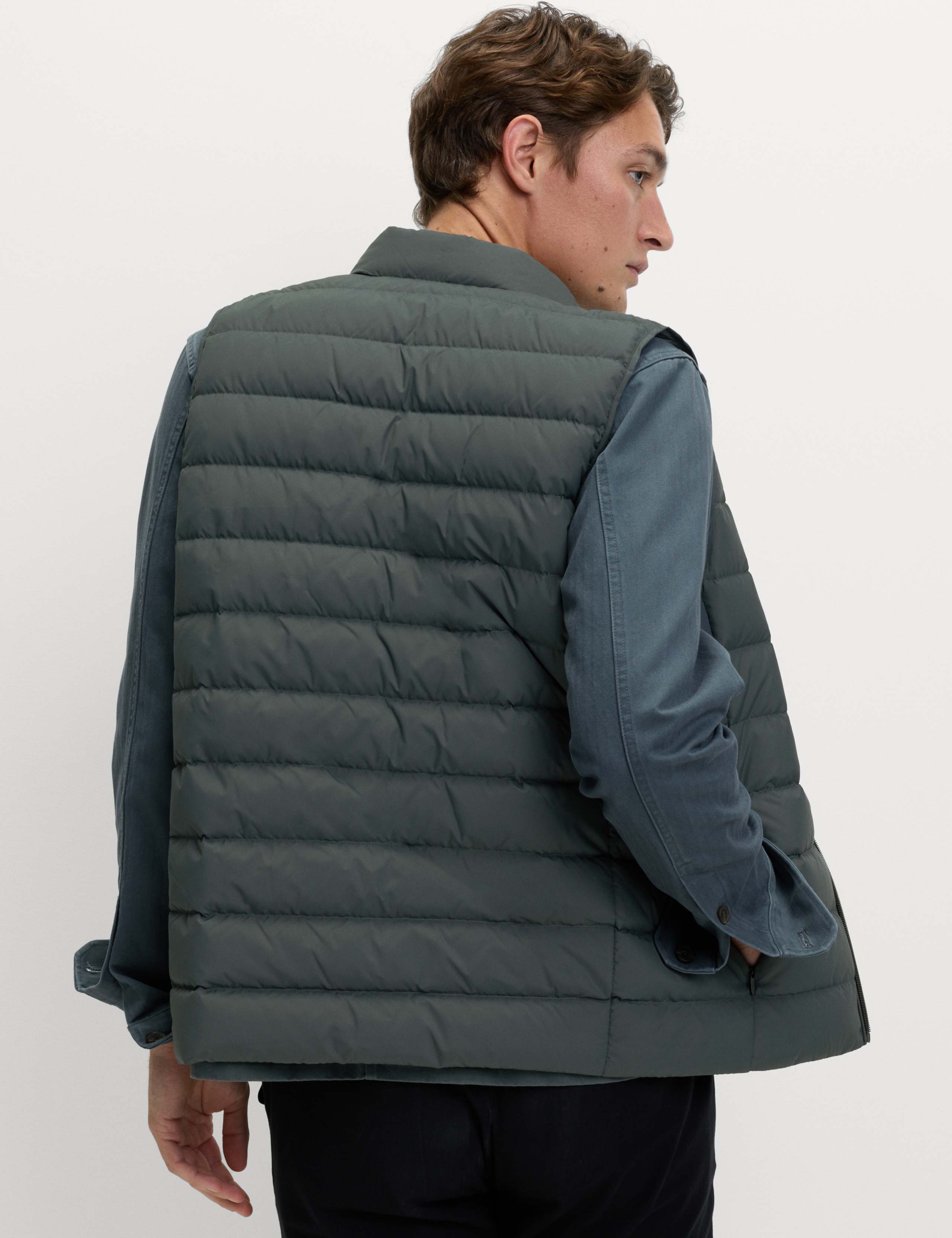 Feather and Down Padded Lightweight Gilet 5 of 7