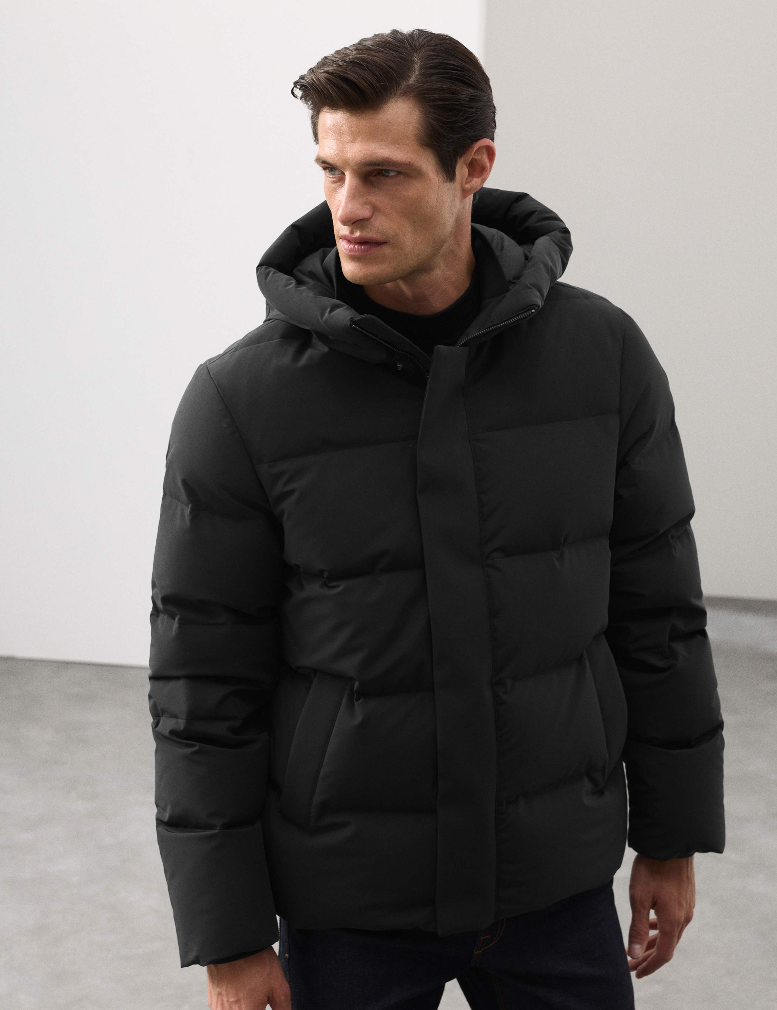 Feather & Down Puffer Jacket with Stormwear™ 1 of 8