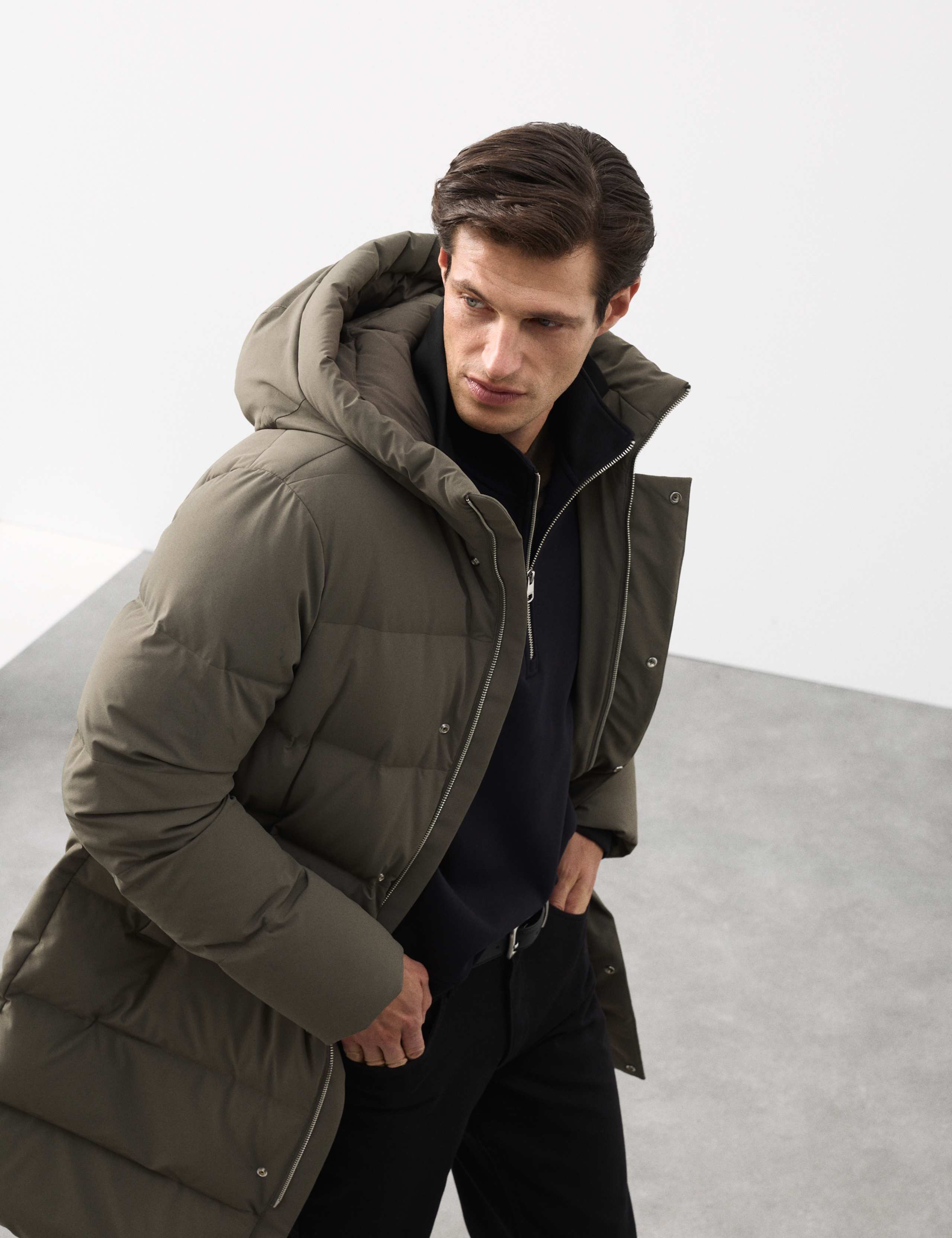Feather and Down Puffer Jacket with Stormwear™ 3 of 7