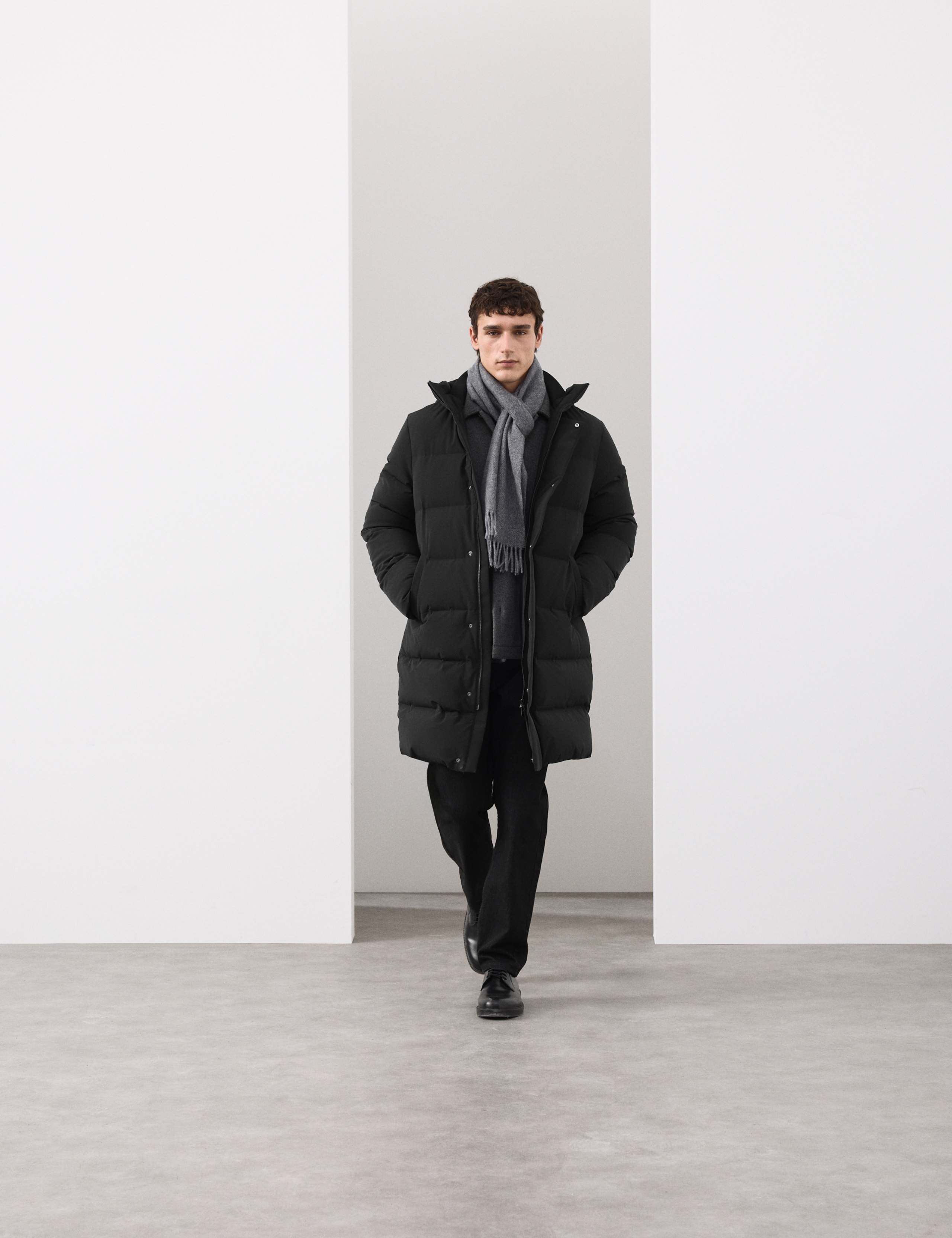 Feather and Down Puffer Jacket with Stormwear™ 1 of 7