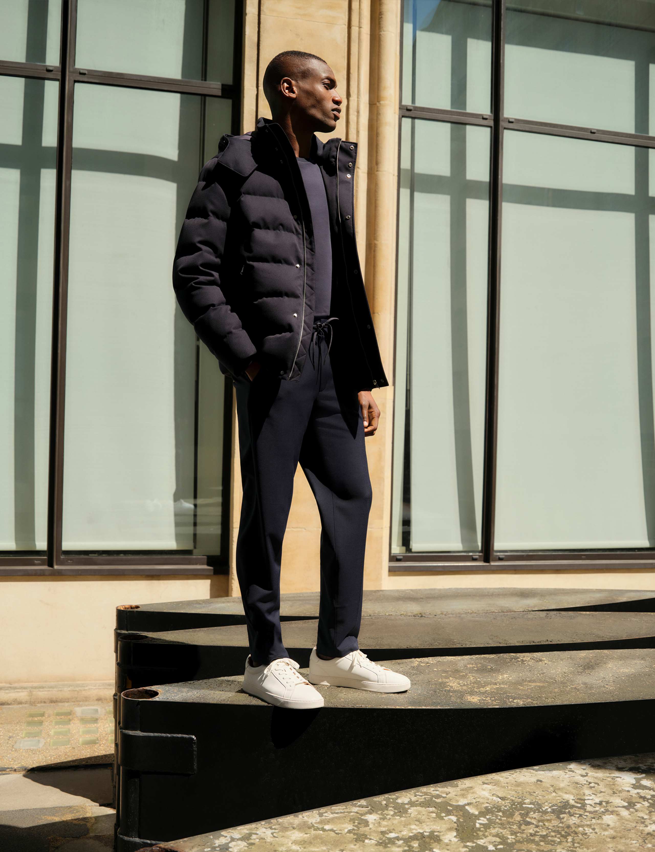 Feather & Down Performance Puffer Jacket with Stormwear™ Plus 1 of 8