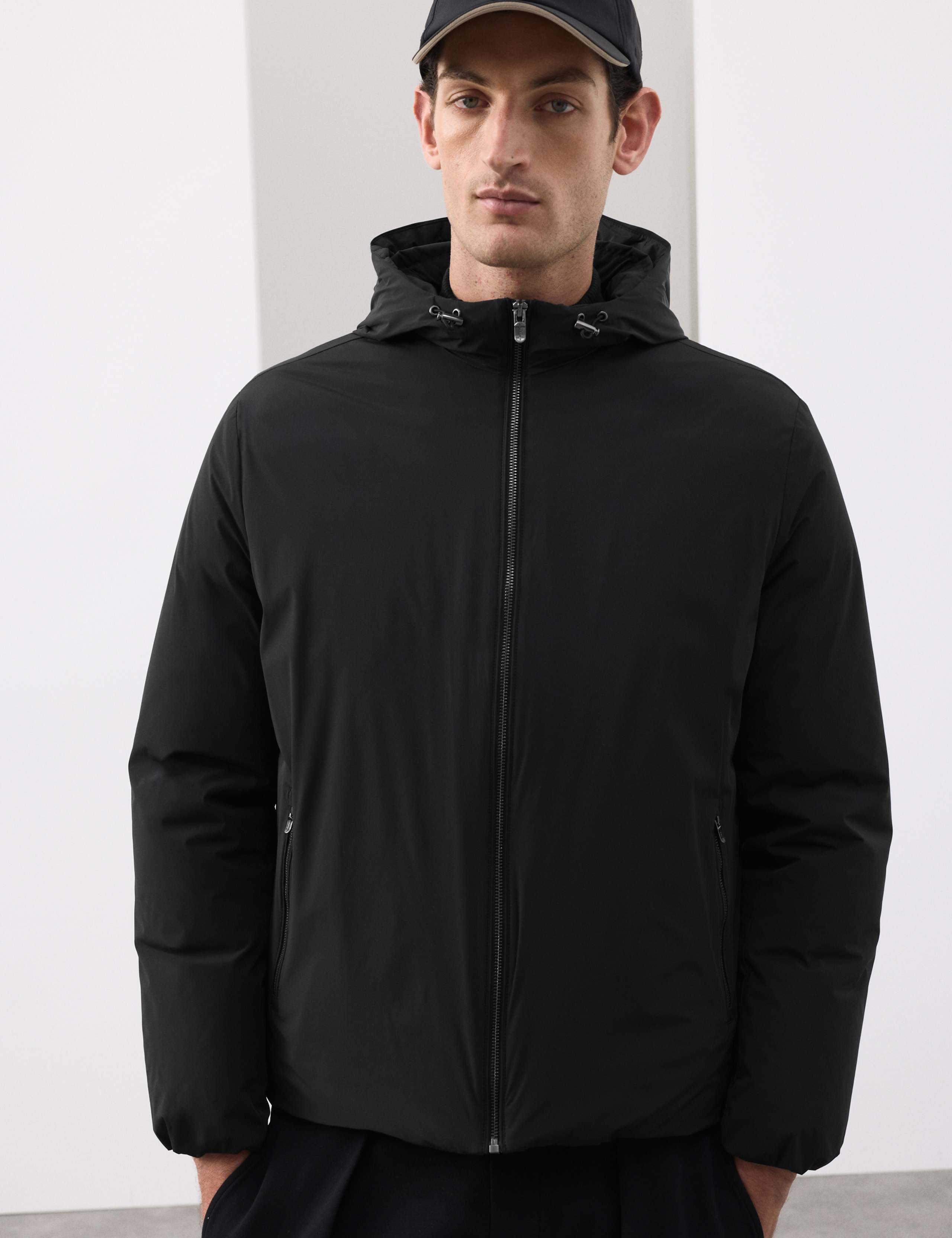 Feather and Down Puffer Jacket 1 of 6