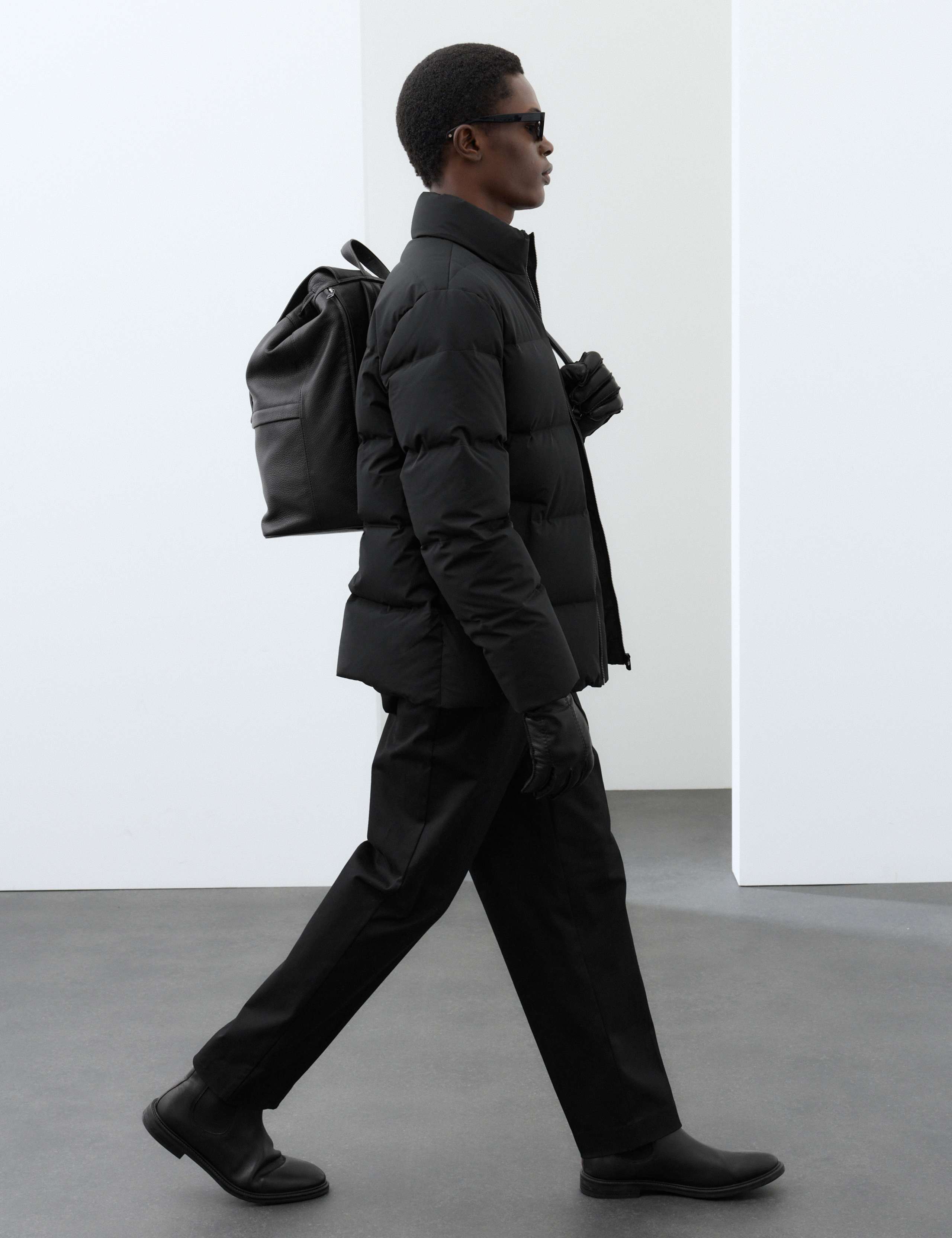 Feather & Down Funnel neck Puffer Jacket with Stormwear™ 4 of 6