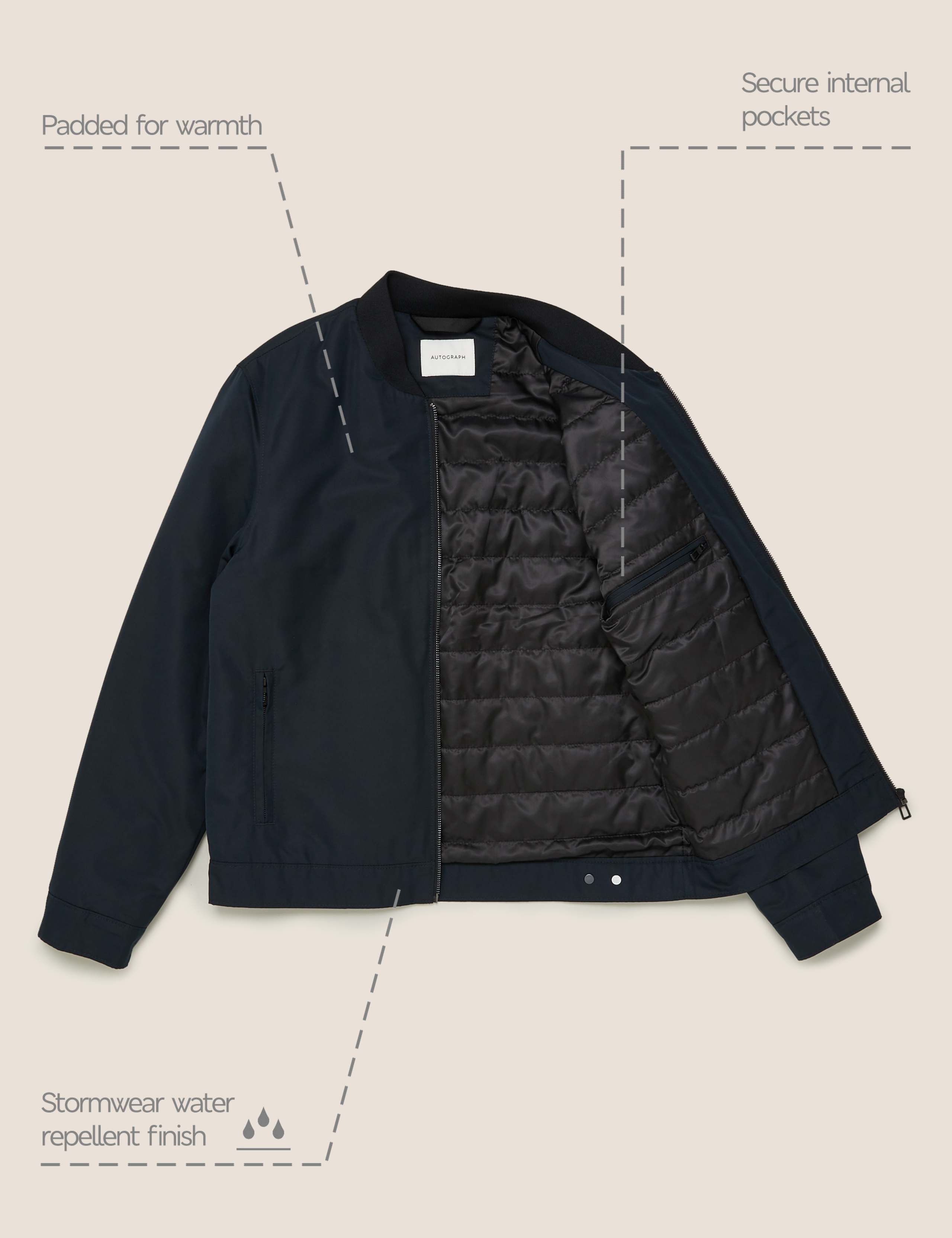 Smart Bomber Jacket with Stormwear™ 9 of 9