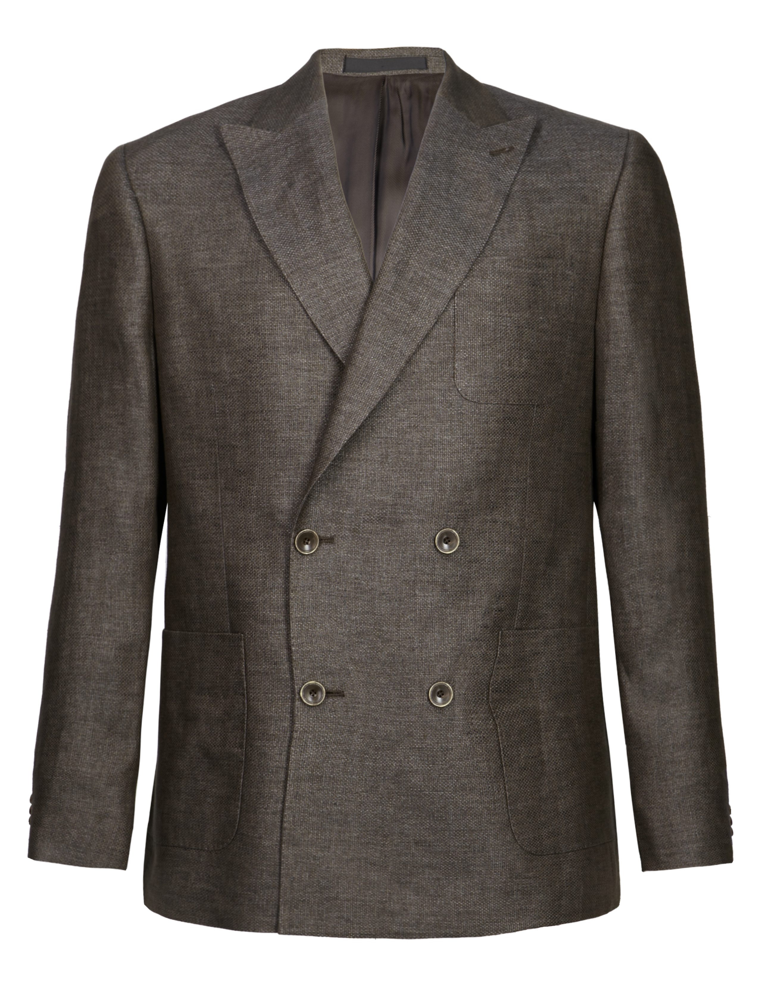 Pure Linen Double Breasted Jacket 2 of 4