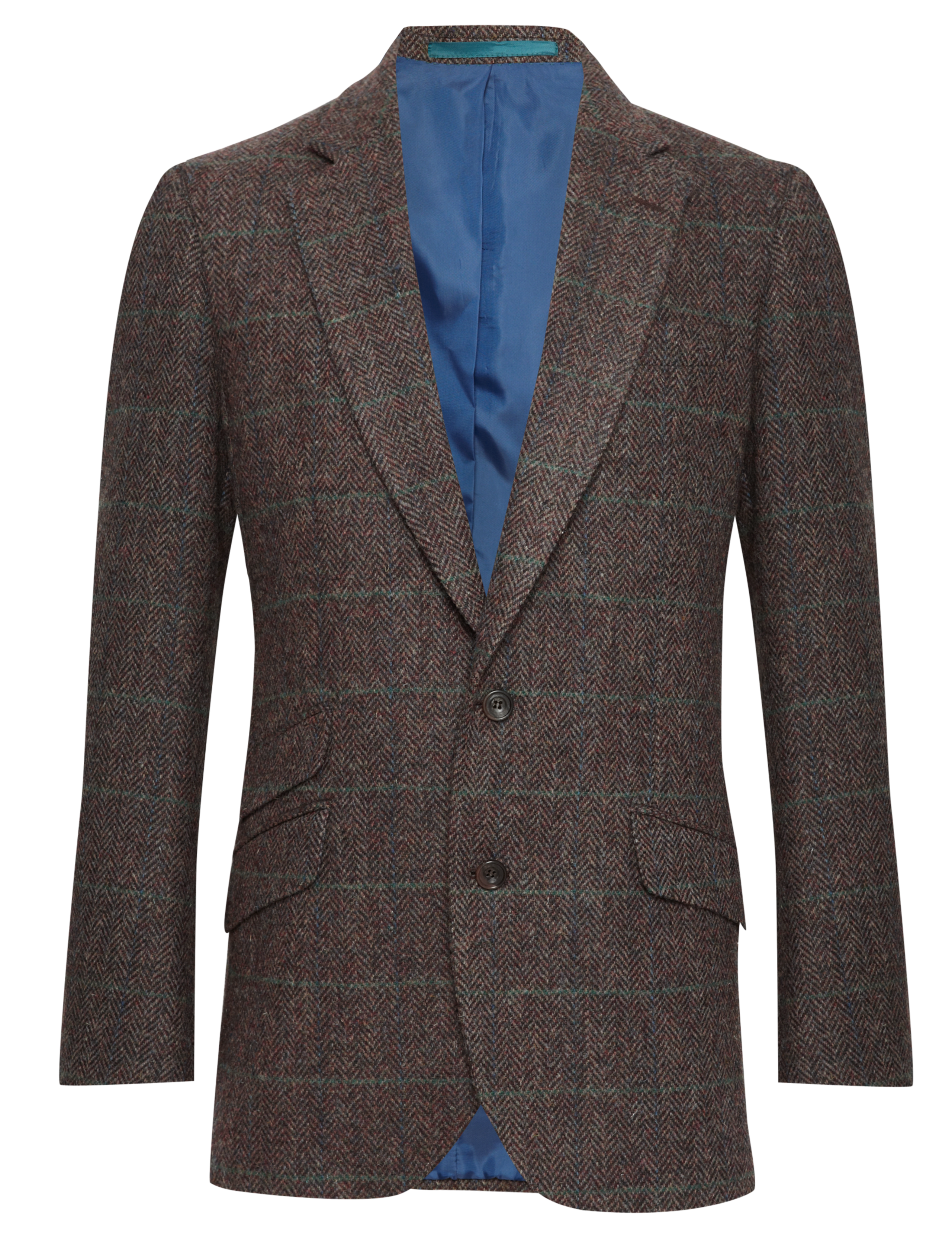 Luxury Pure Wool Harris Tweed Checked Jacket | M&S Collection
