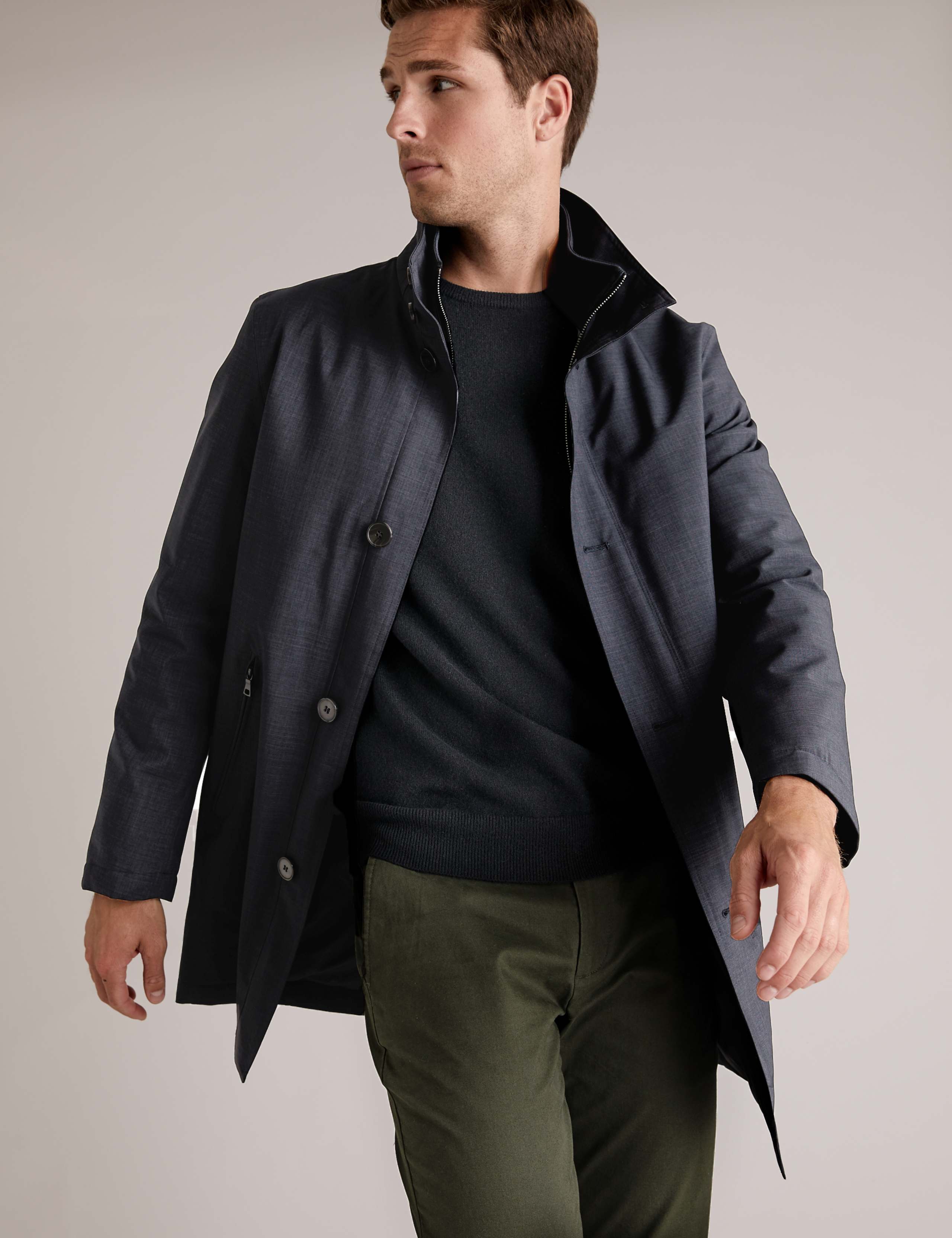 Padded Funnel Neck Mac with Stormwear™ 4 of 8