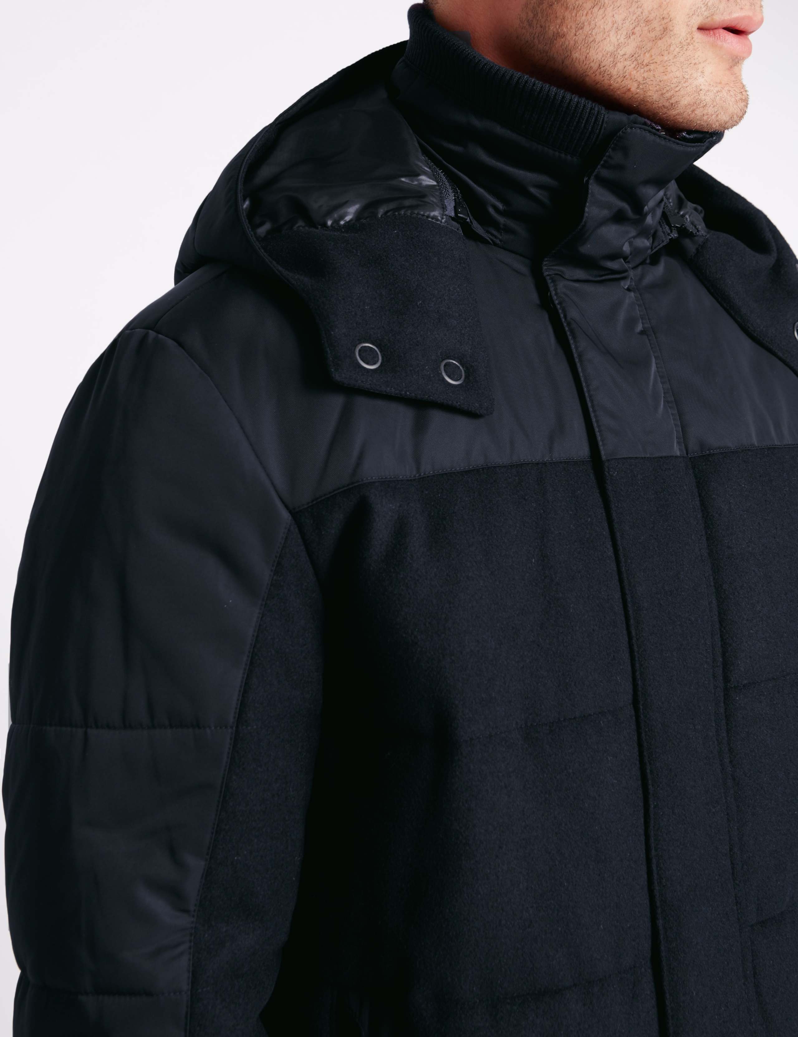 Wool Blend Quilted Jacket with Stormwear™ 4 of 6