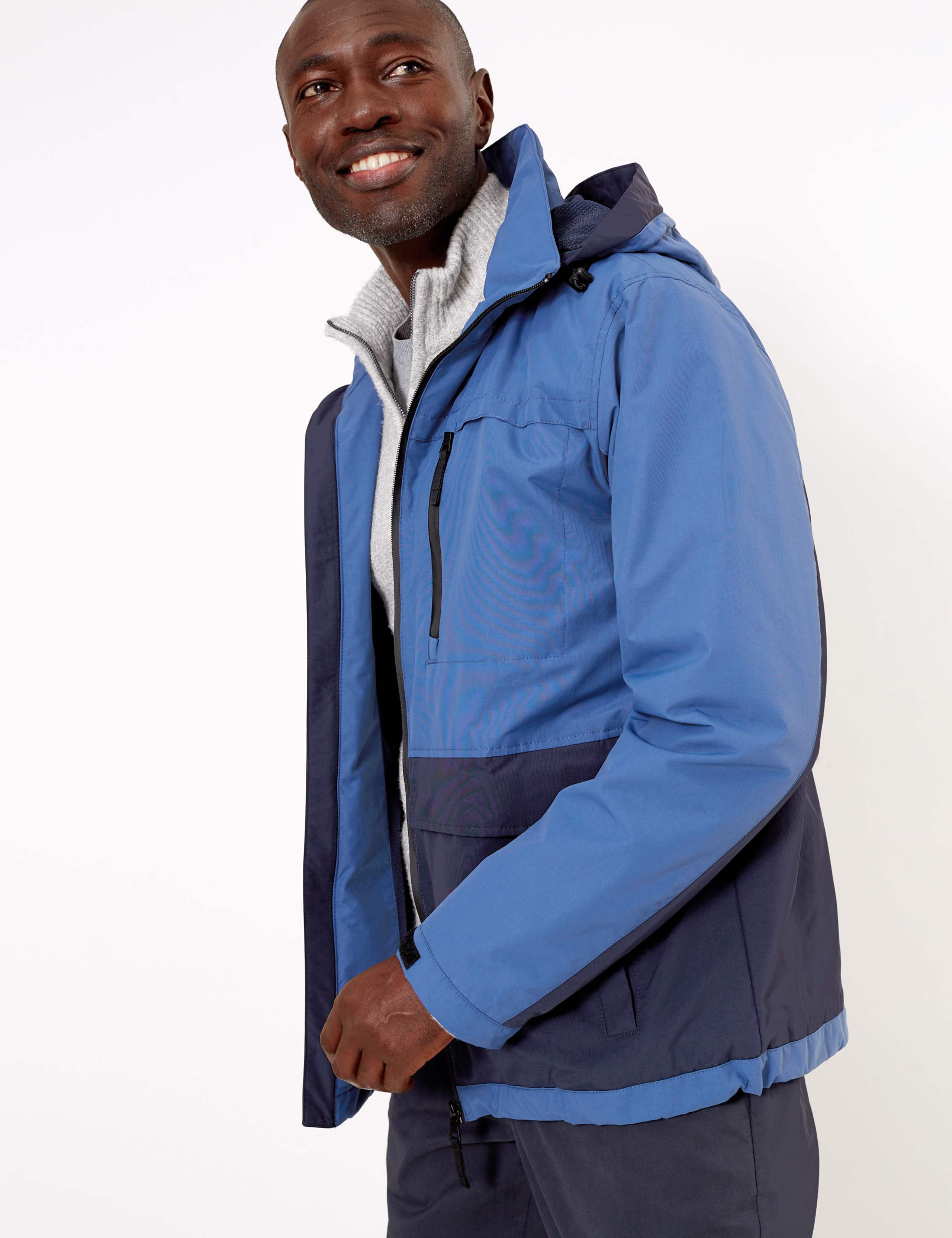 Colour Block Jacket with Stormwear™ 1 of 7