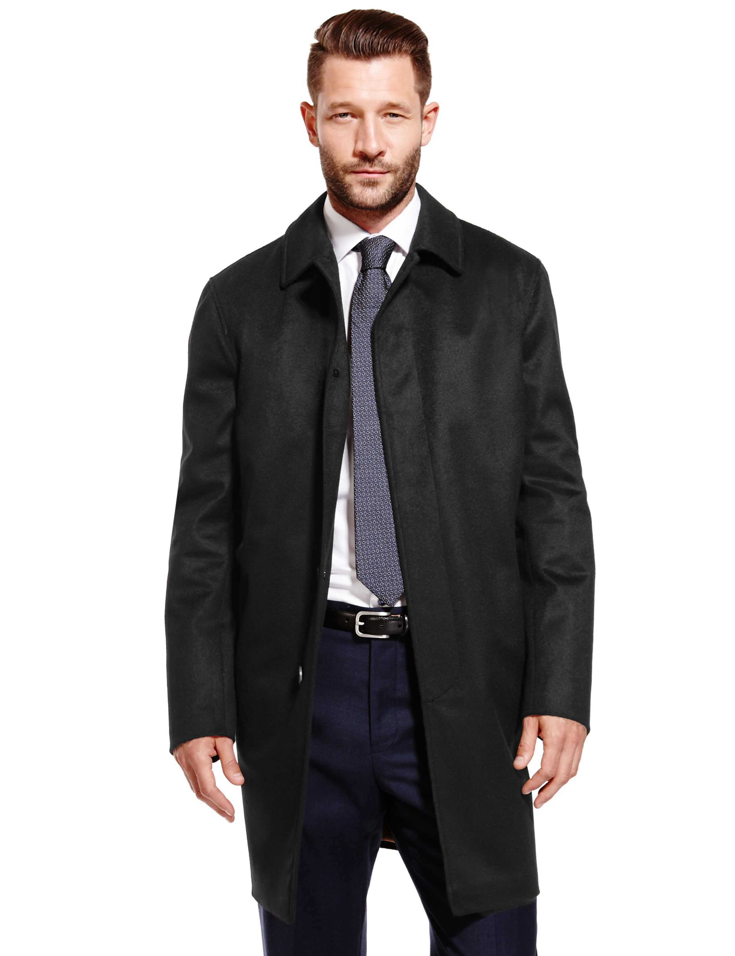 Pure Cashmere Water Resistant Raincoat 1 of 7