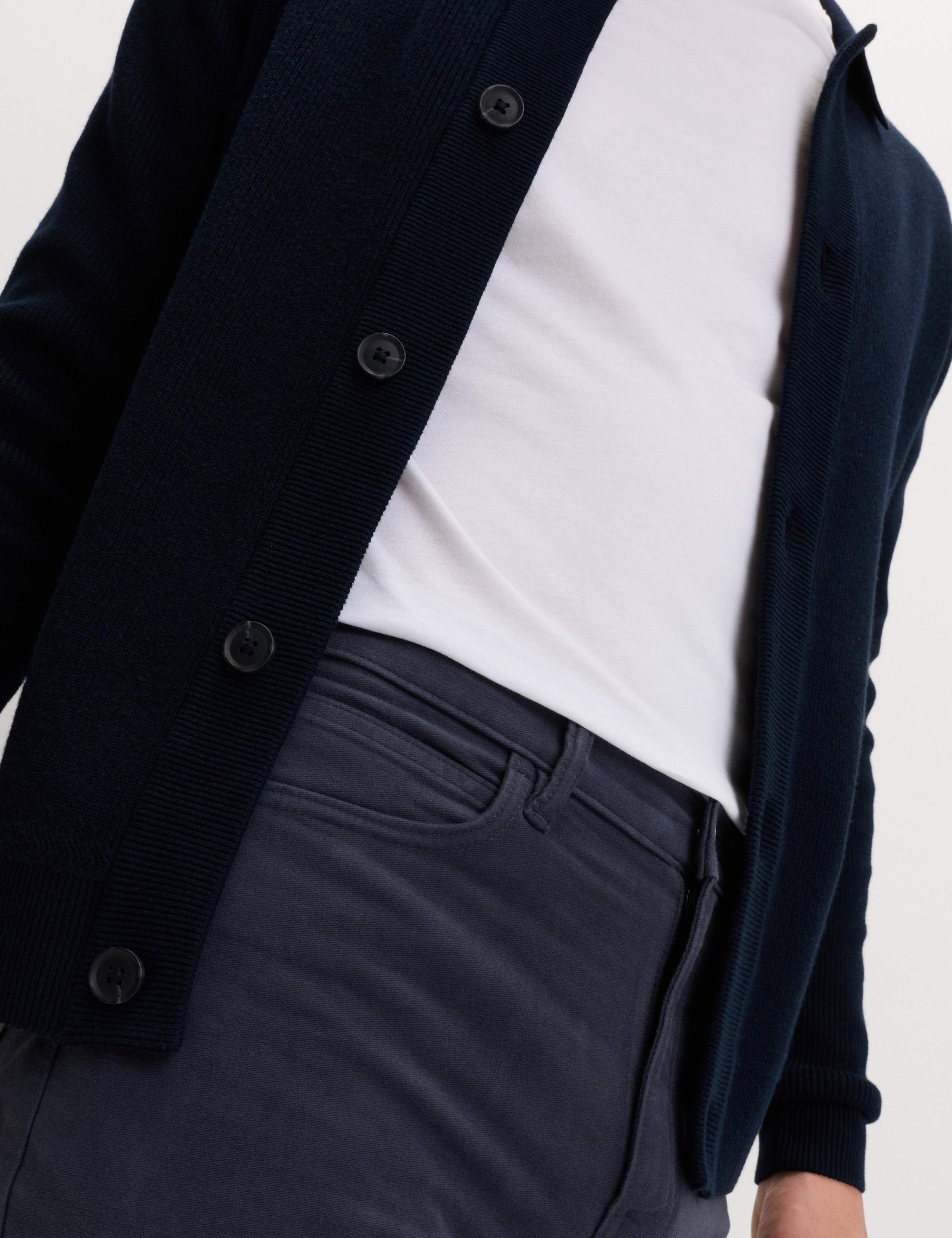 Straight Fit Italian Moleskin 5 Pocket Trousers 5 of 6