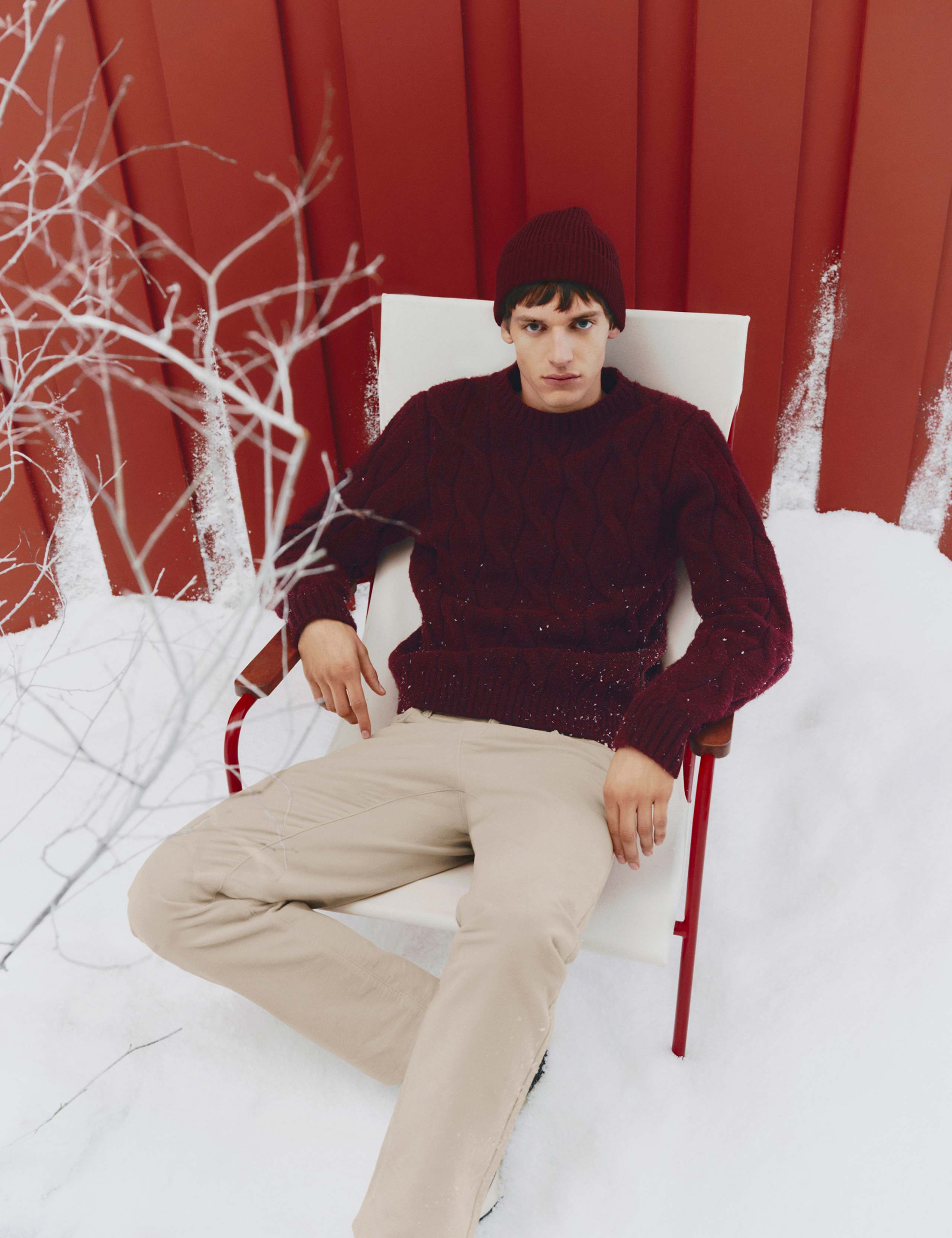 Straight Fit Italian Moleskin 5 Pocket Trousers 1 of 7