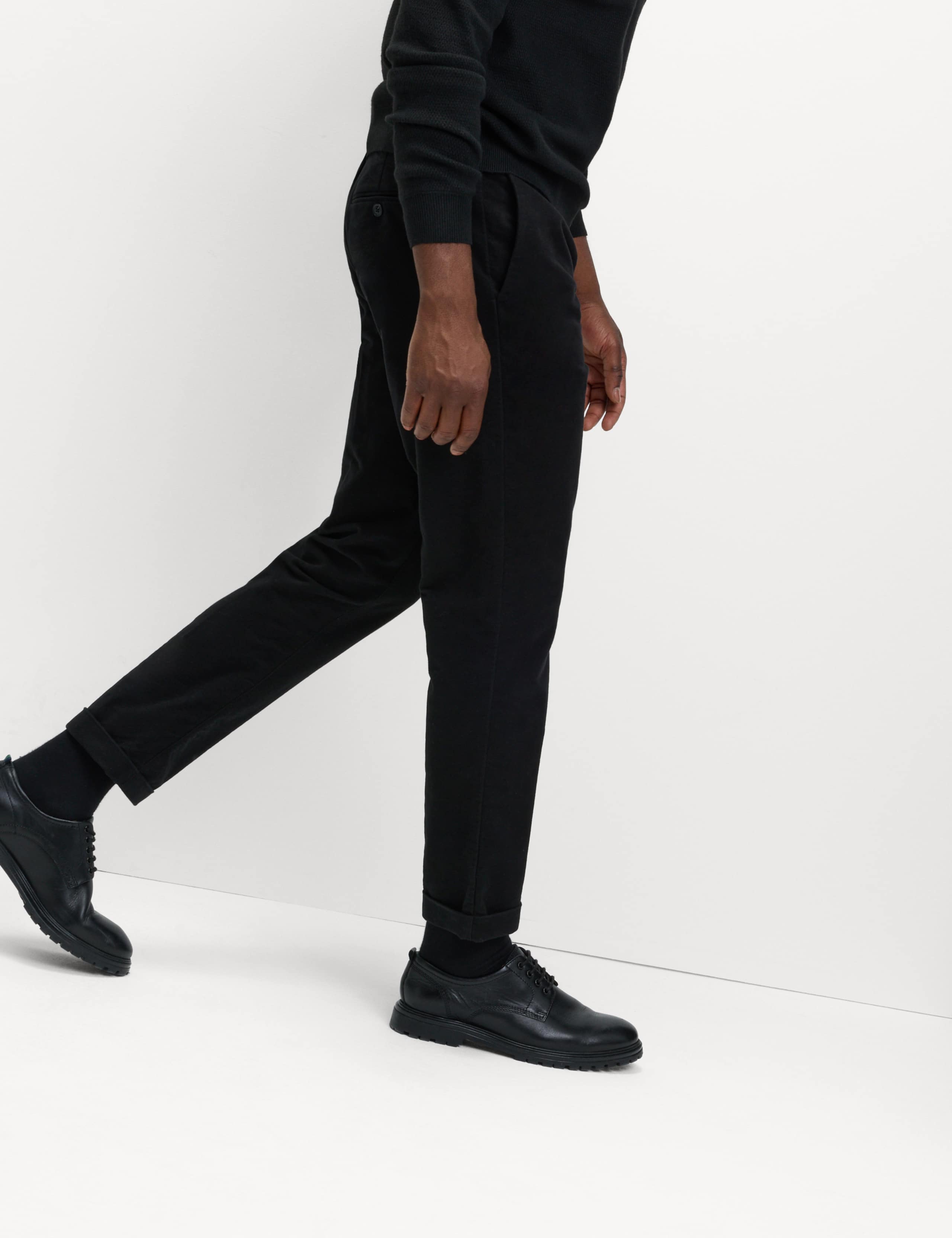 Straight Fit Italian Moleskin Chino Trousers 1 of 5