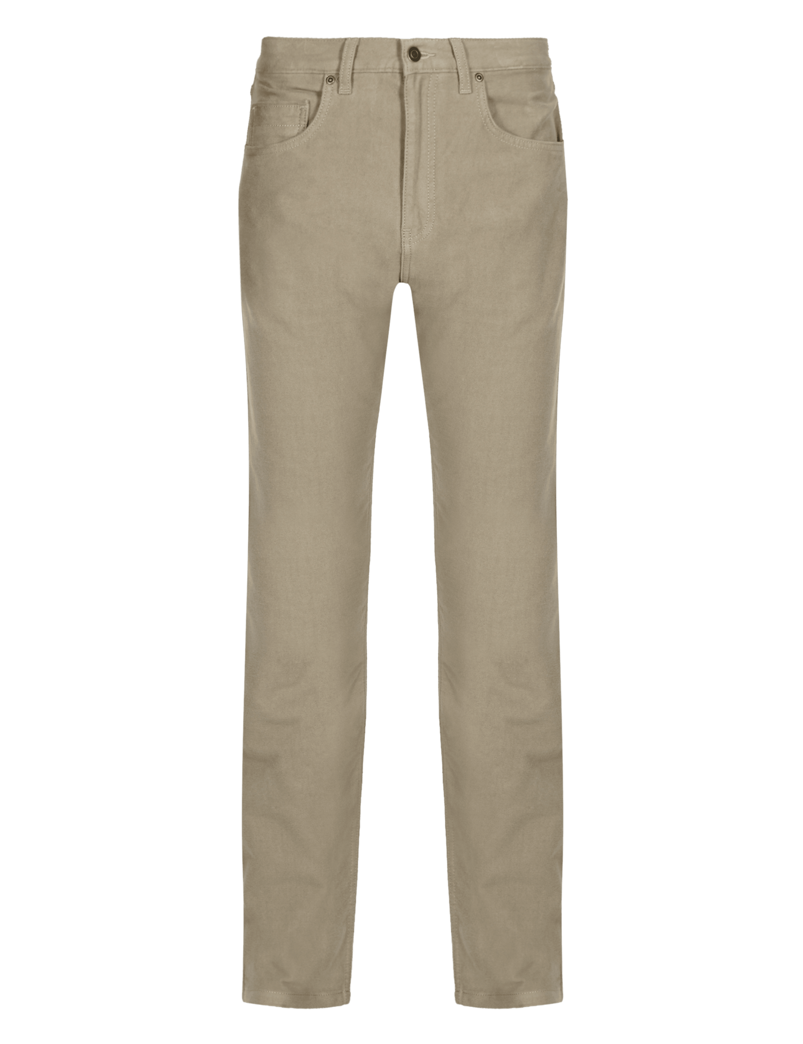 Stretch Cotton Italian Moleskin Jeans 2 of 3