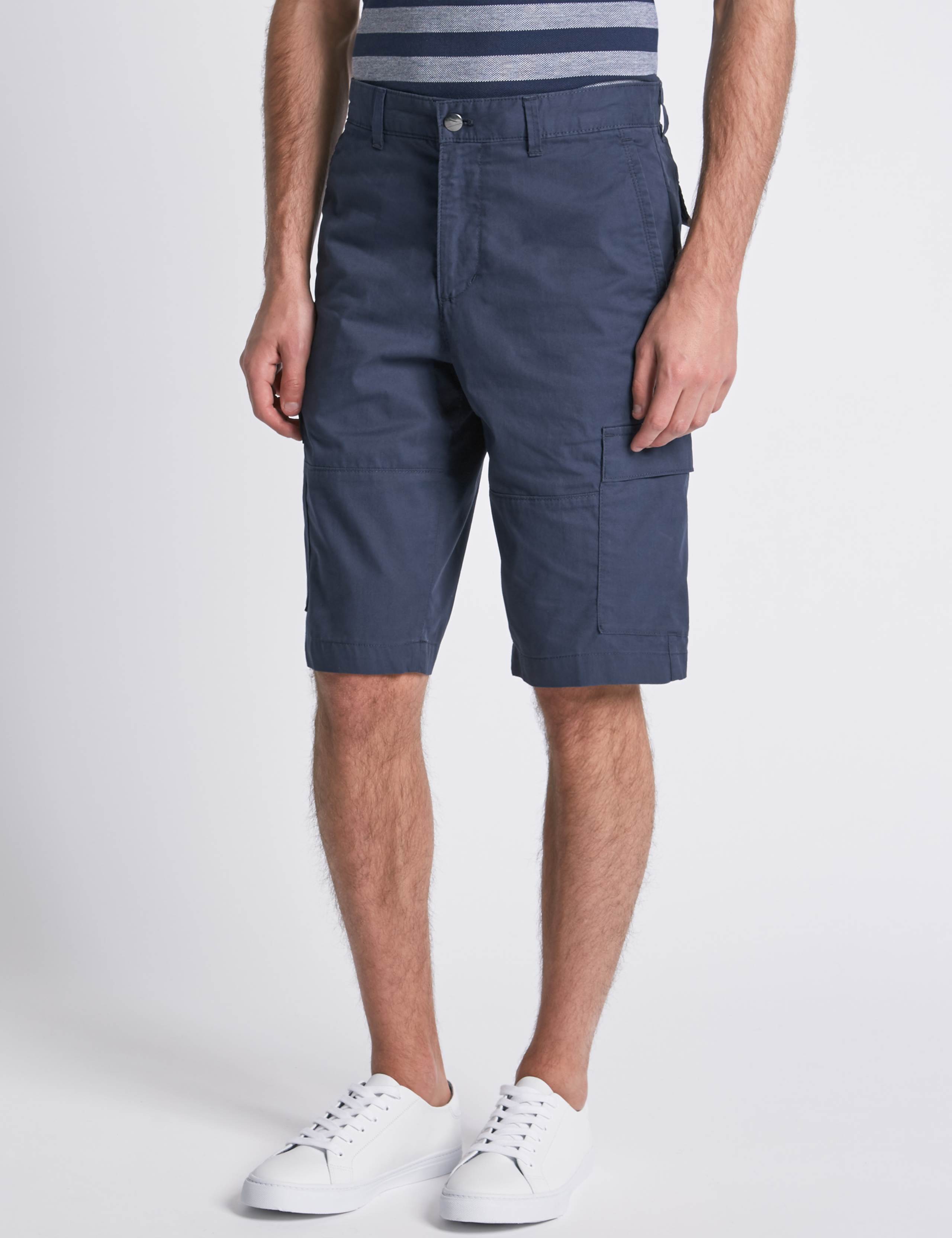 Cotton Rich Cargo Shorts 1 of 3